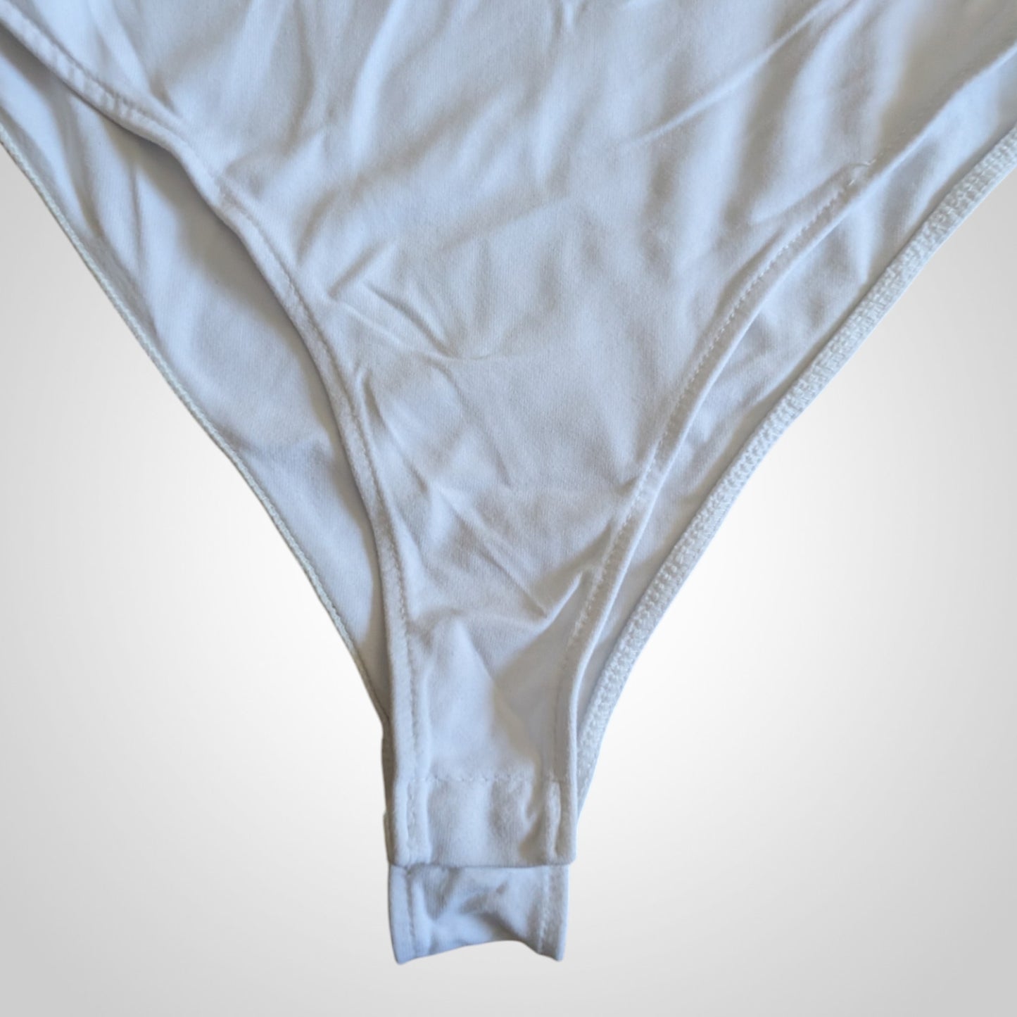 White Sleeveless Bodysuit
