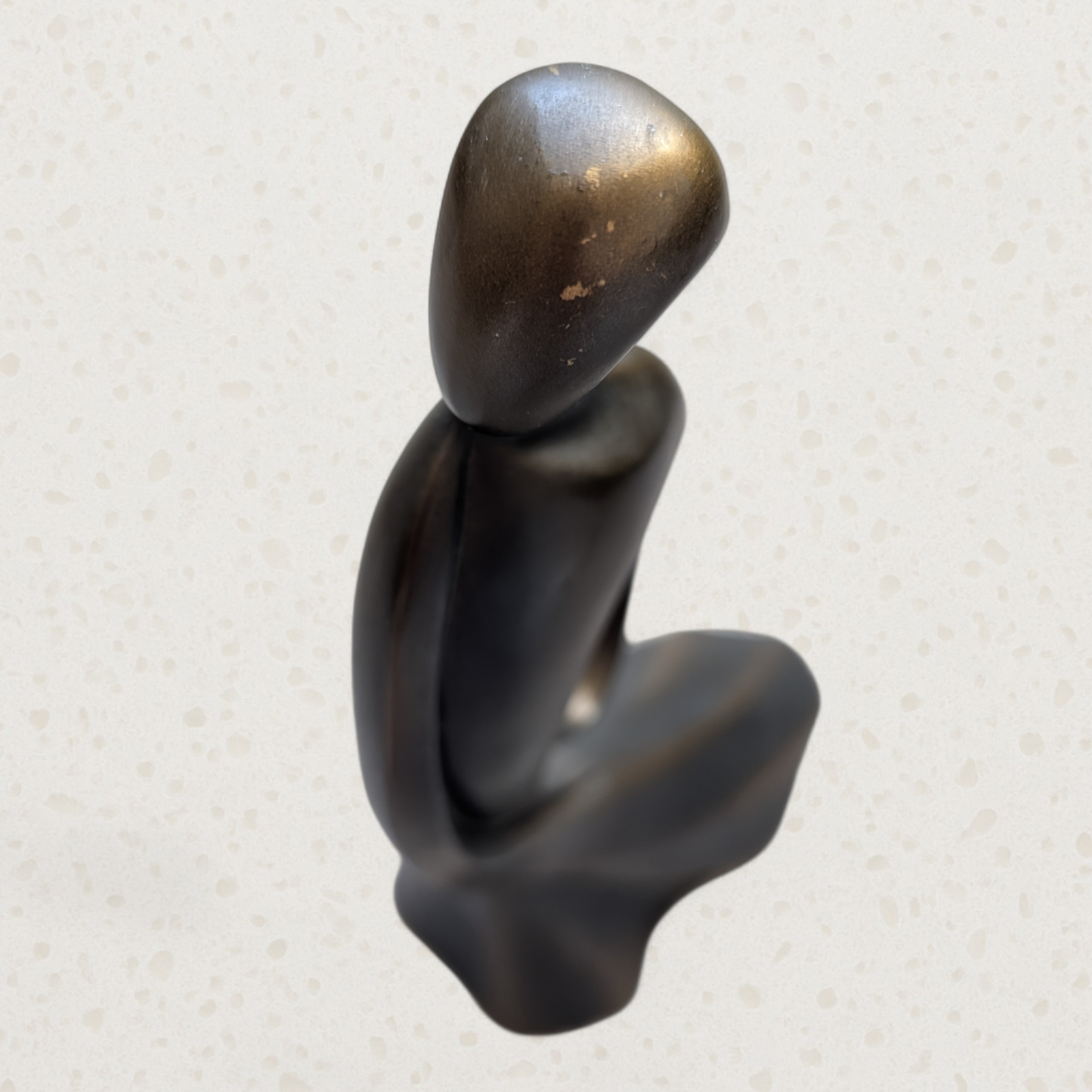 Dark Bronze Lady Figurine