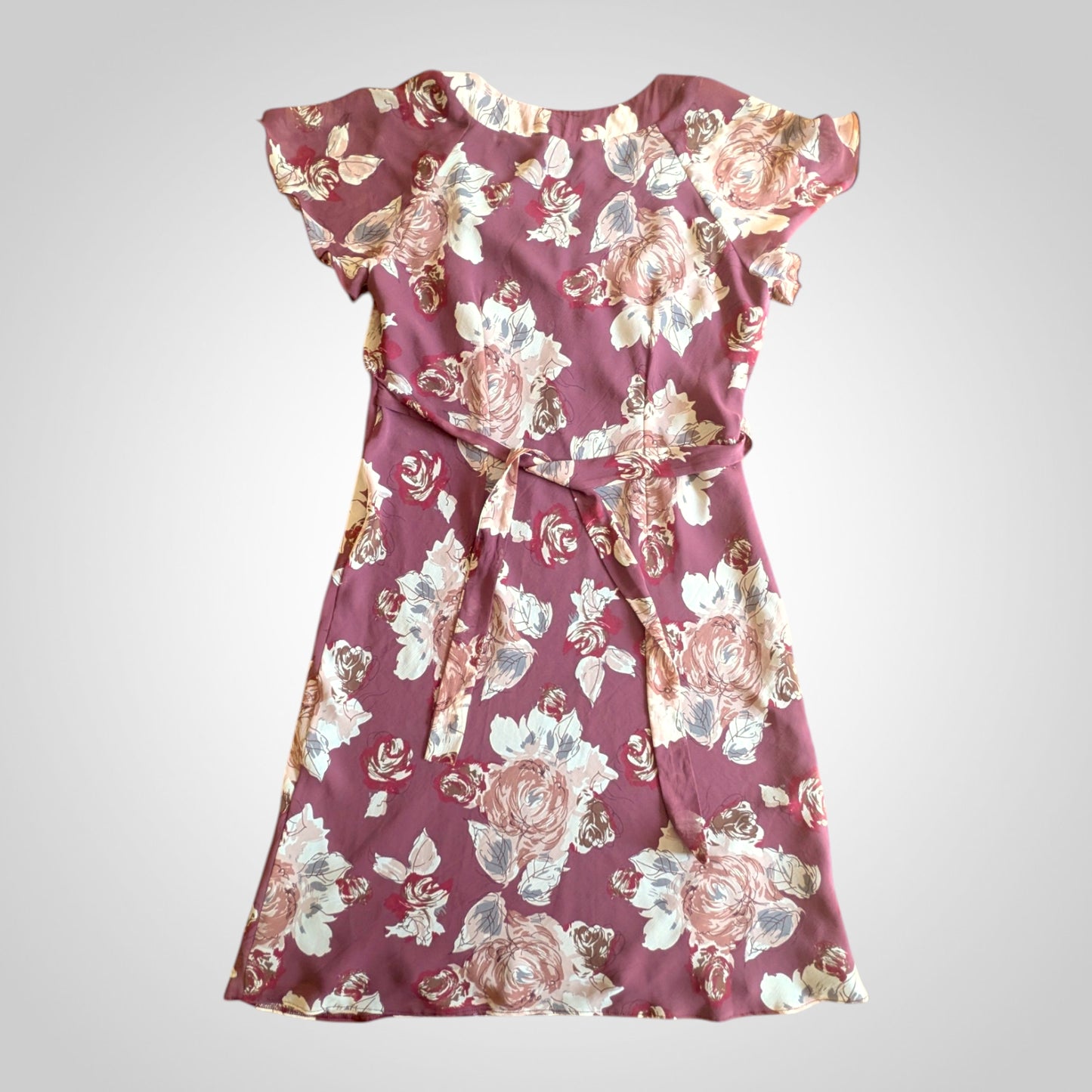90s Floral Tea Dress