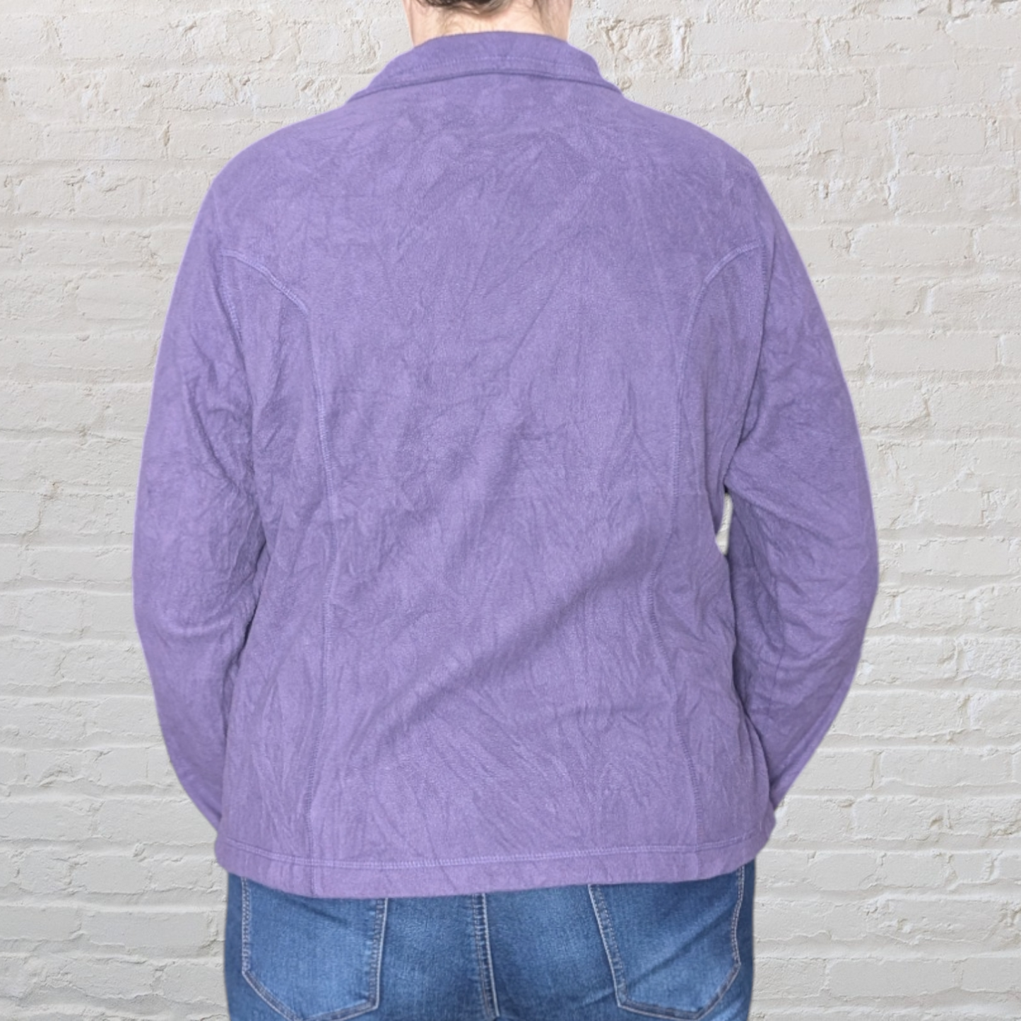 Lands End Purple Fleece