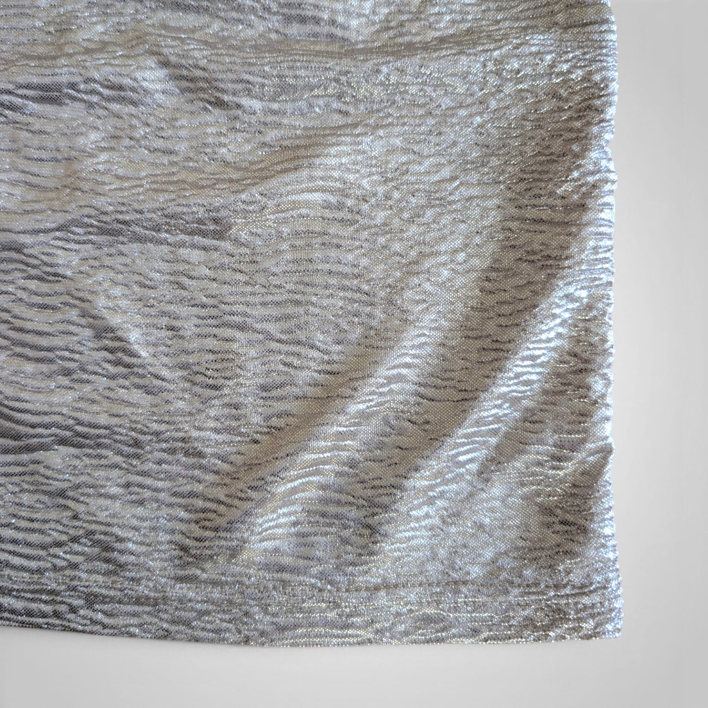 Reiss Champagne Metallic V Neck Vest Top