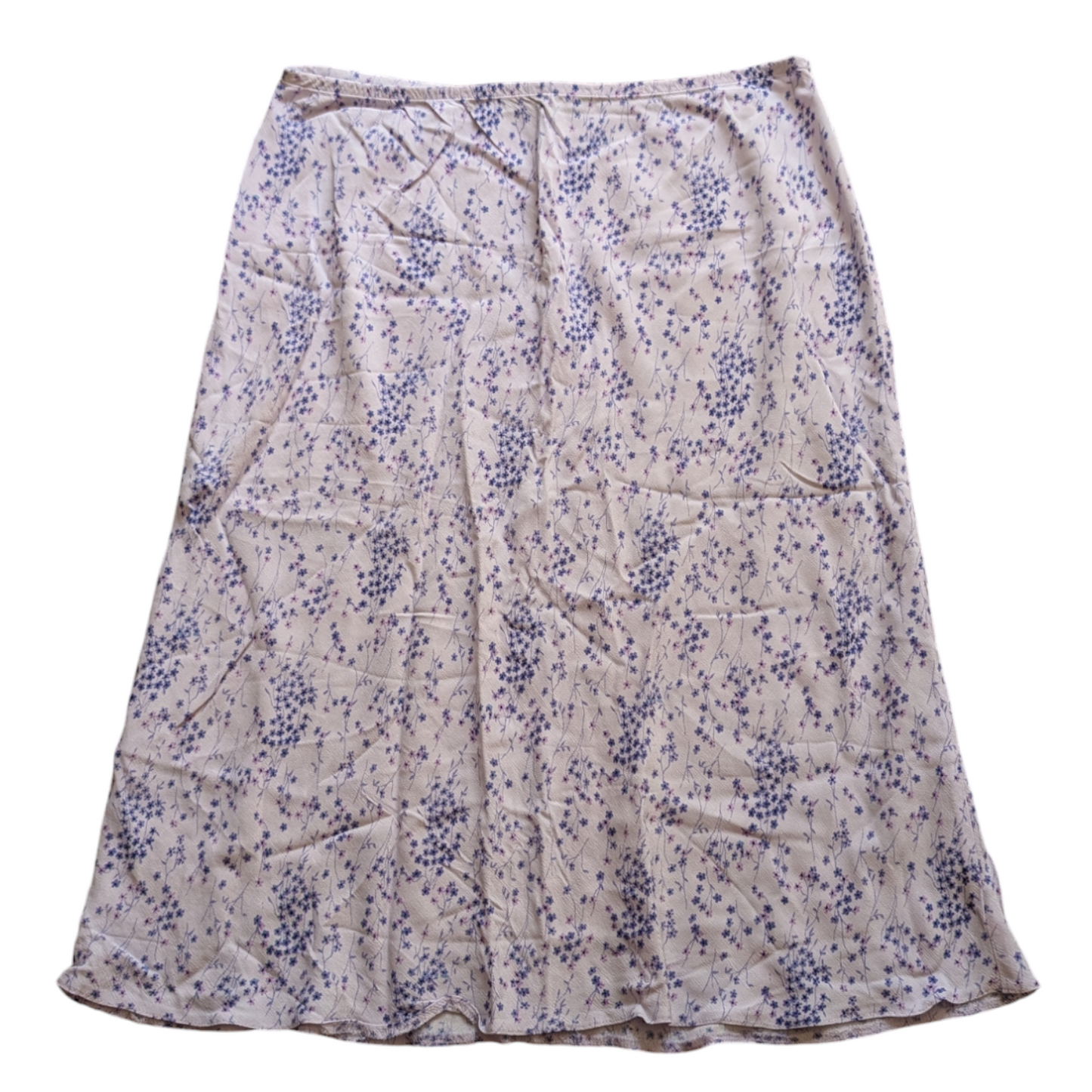 90's Purple Floral Skirt