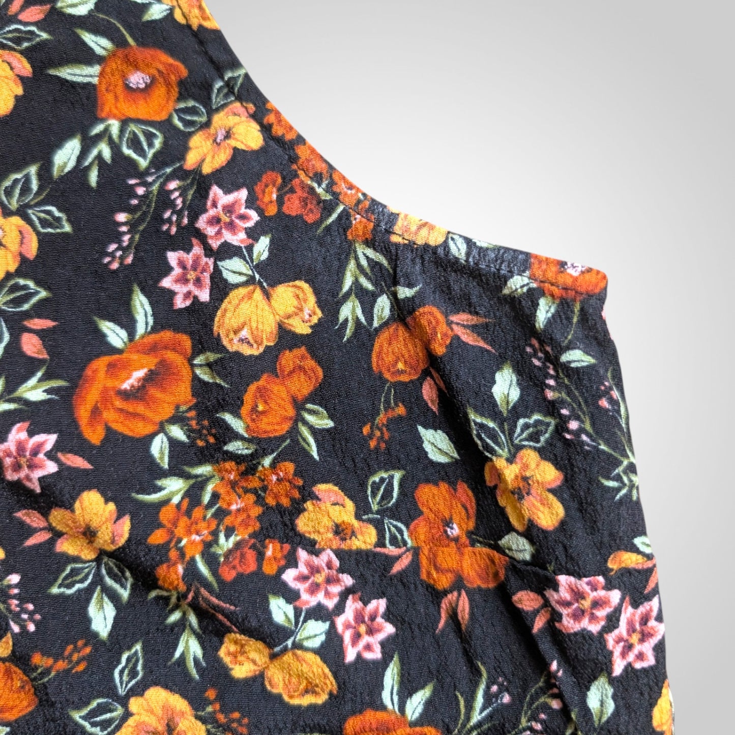 Whimsigoth Autumnal Floral Halter