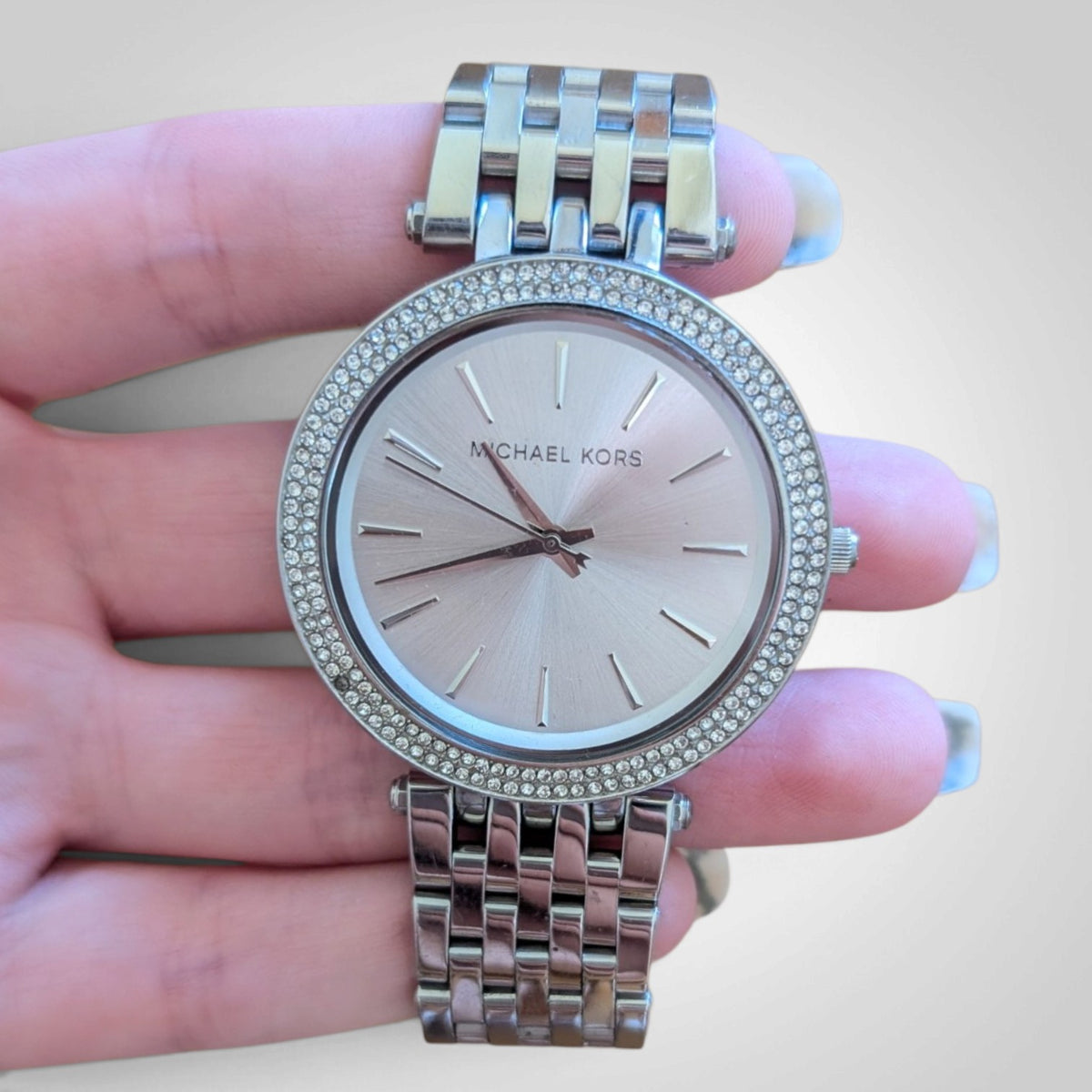 Michael Kors Darci Silver Ladies Luxury Designer Watch
