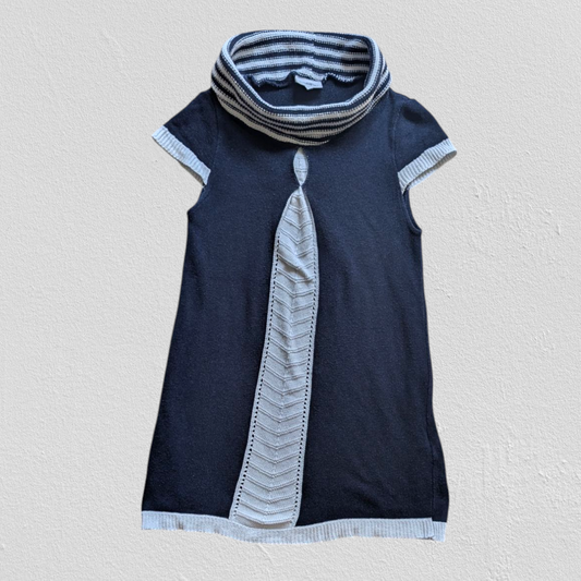 00's Navy Sweater Dress