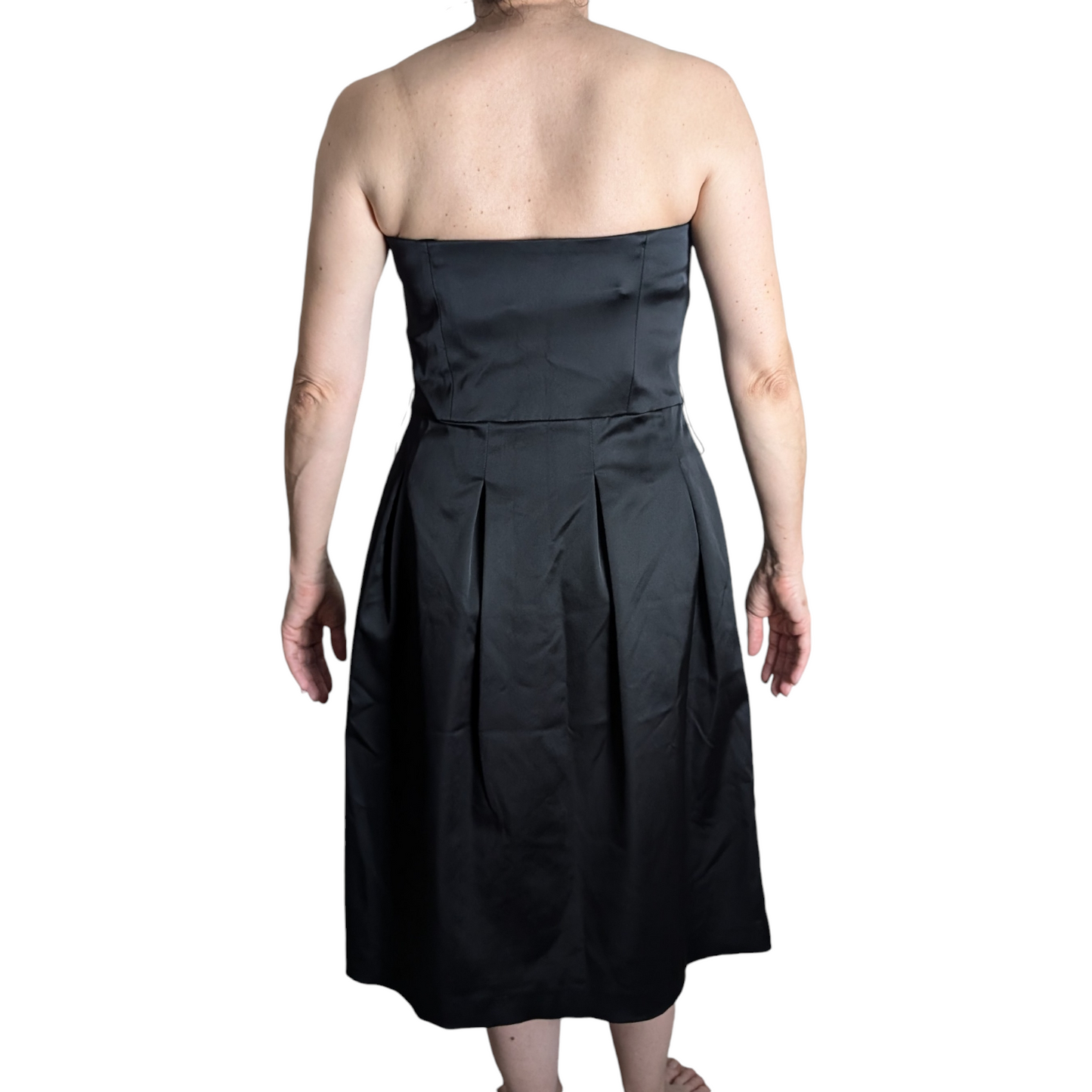 00's Coast Black Strapless Dress