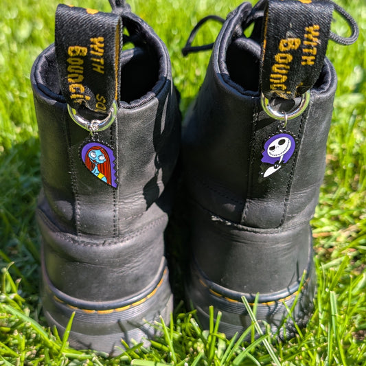 Jack & Sally Boot Charms