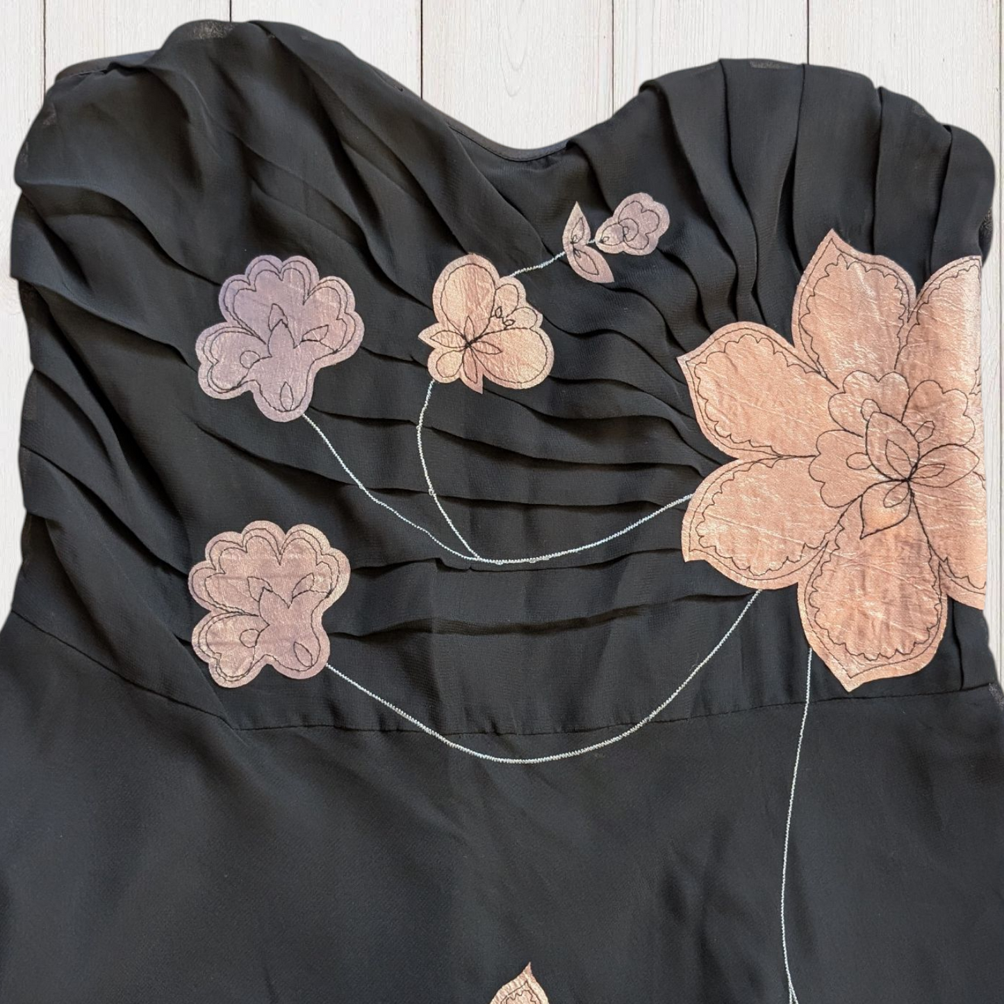 90s Dark Fairy Black Dress