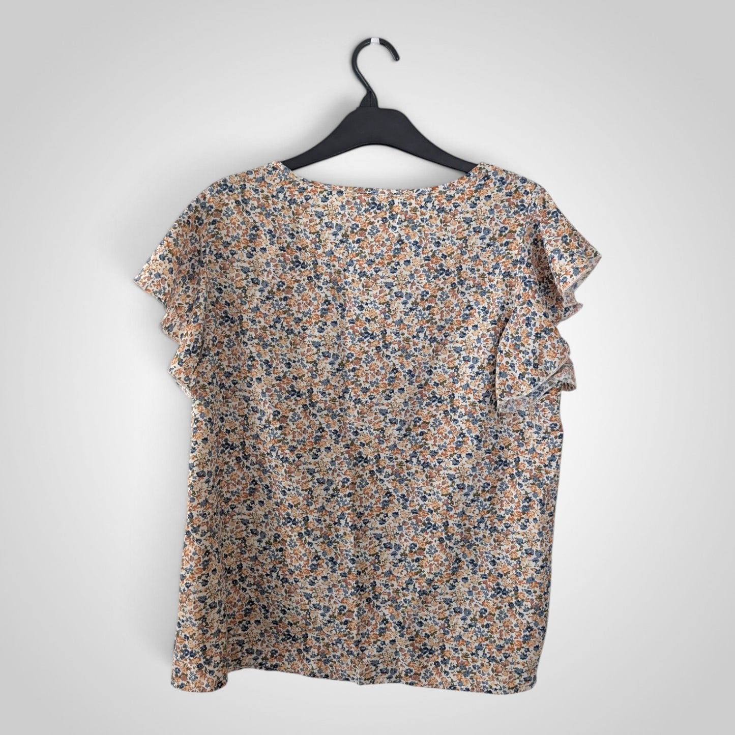 Cottagecore Floral Short Sleeve Top