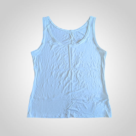 M&S White Stretch Vest Top
