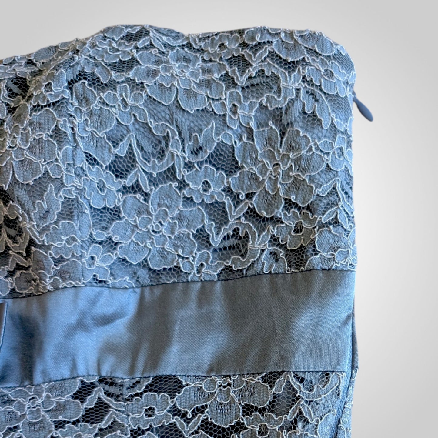 00s Grey Blue Bandeau Top