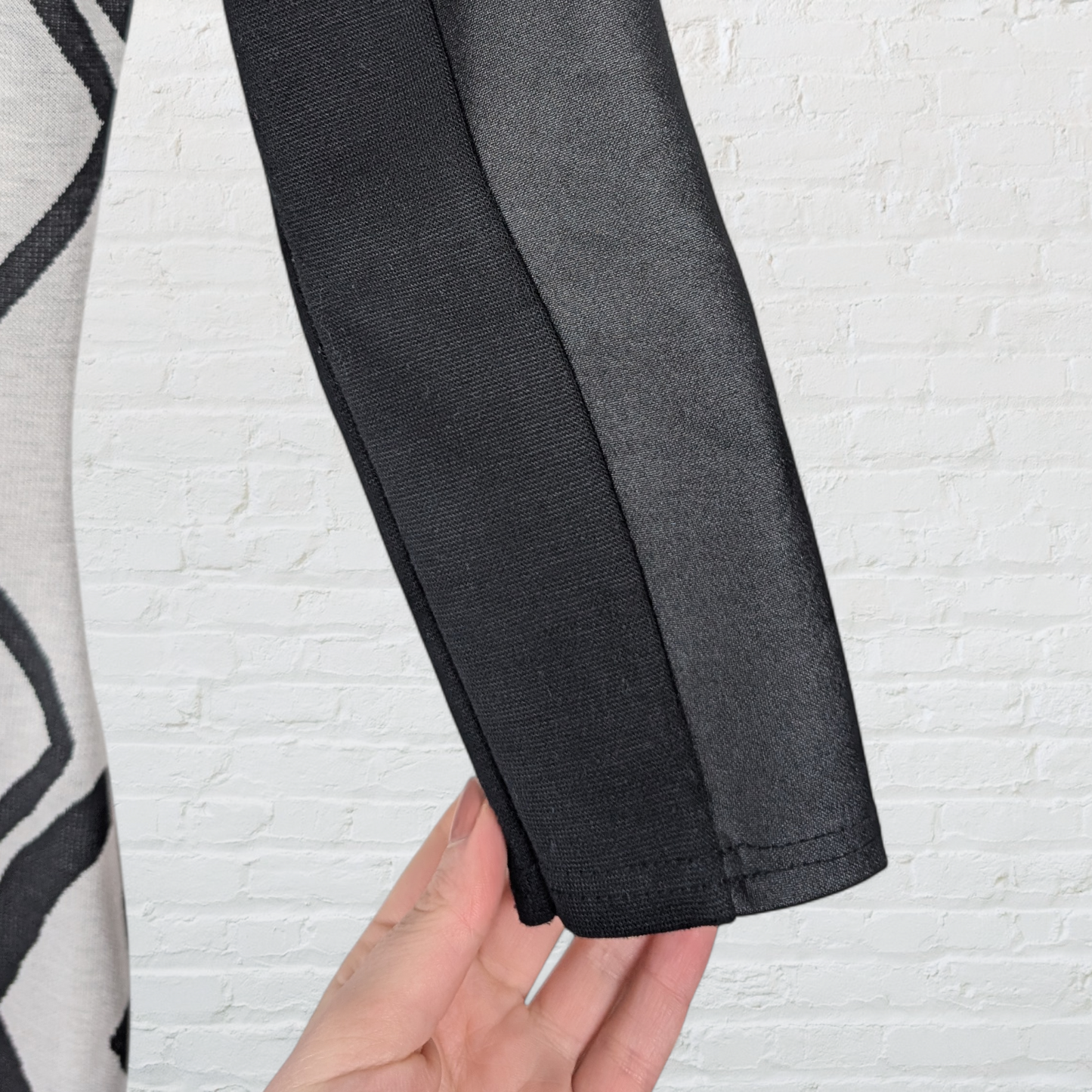 Grey & Black Diamond Pattern Column Dress