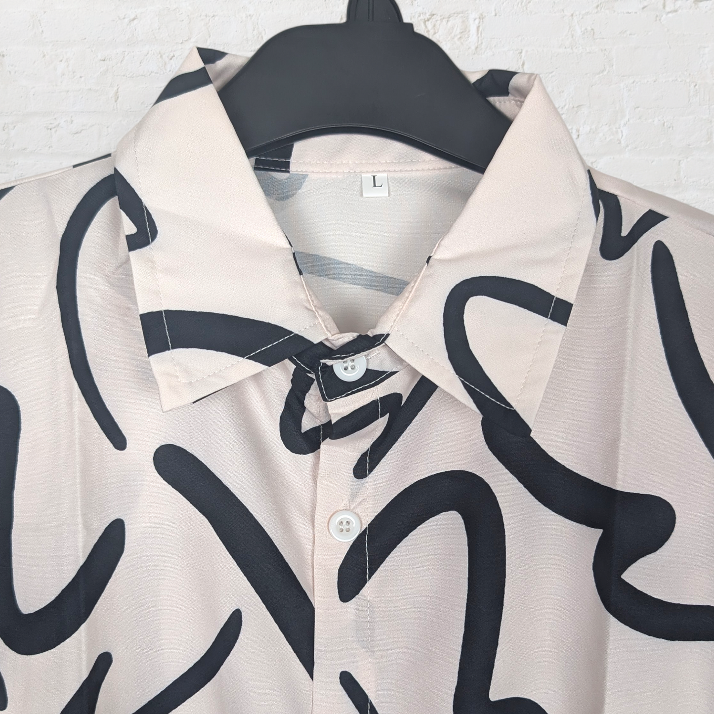 Squiggle Pale Pink Shirt