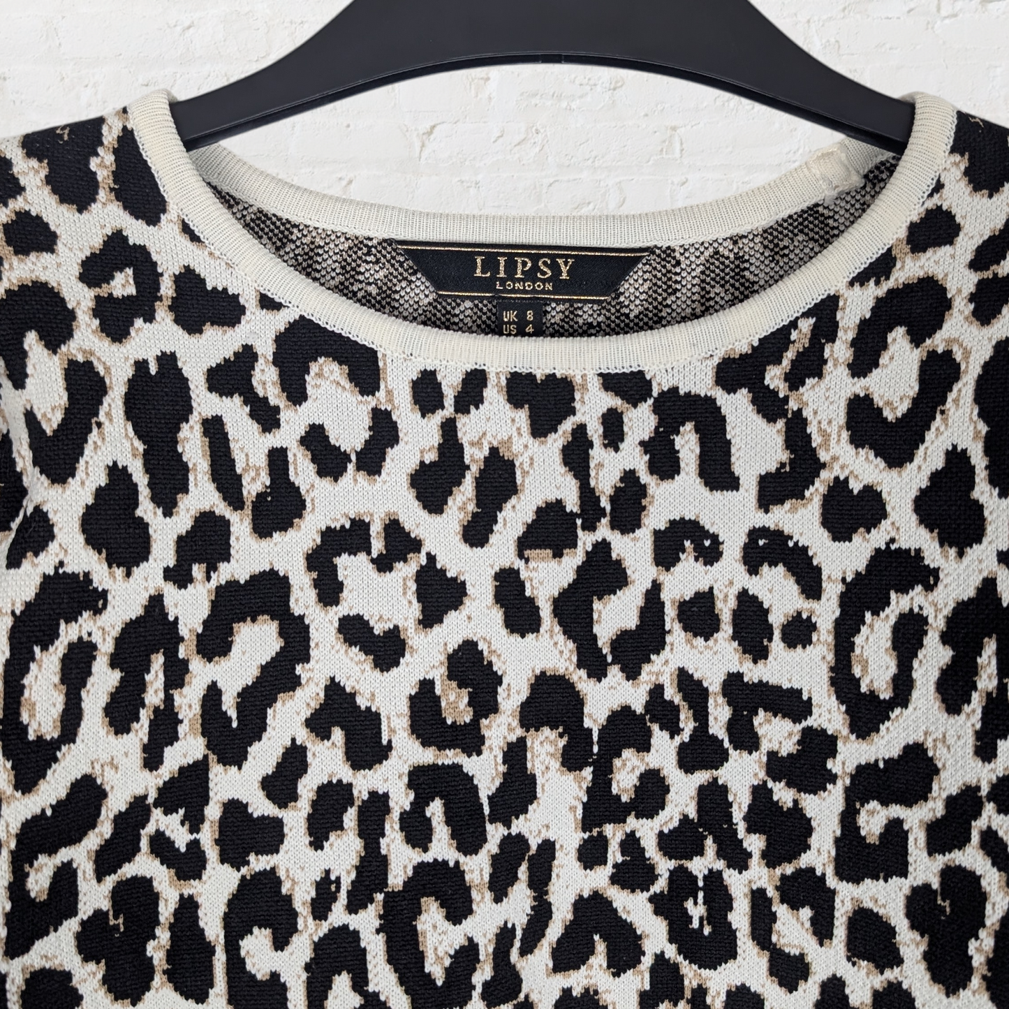 Lipsy Leopard Print Ruffle Top