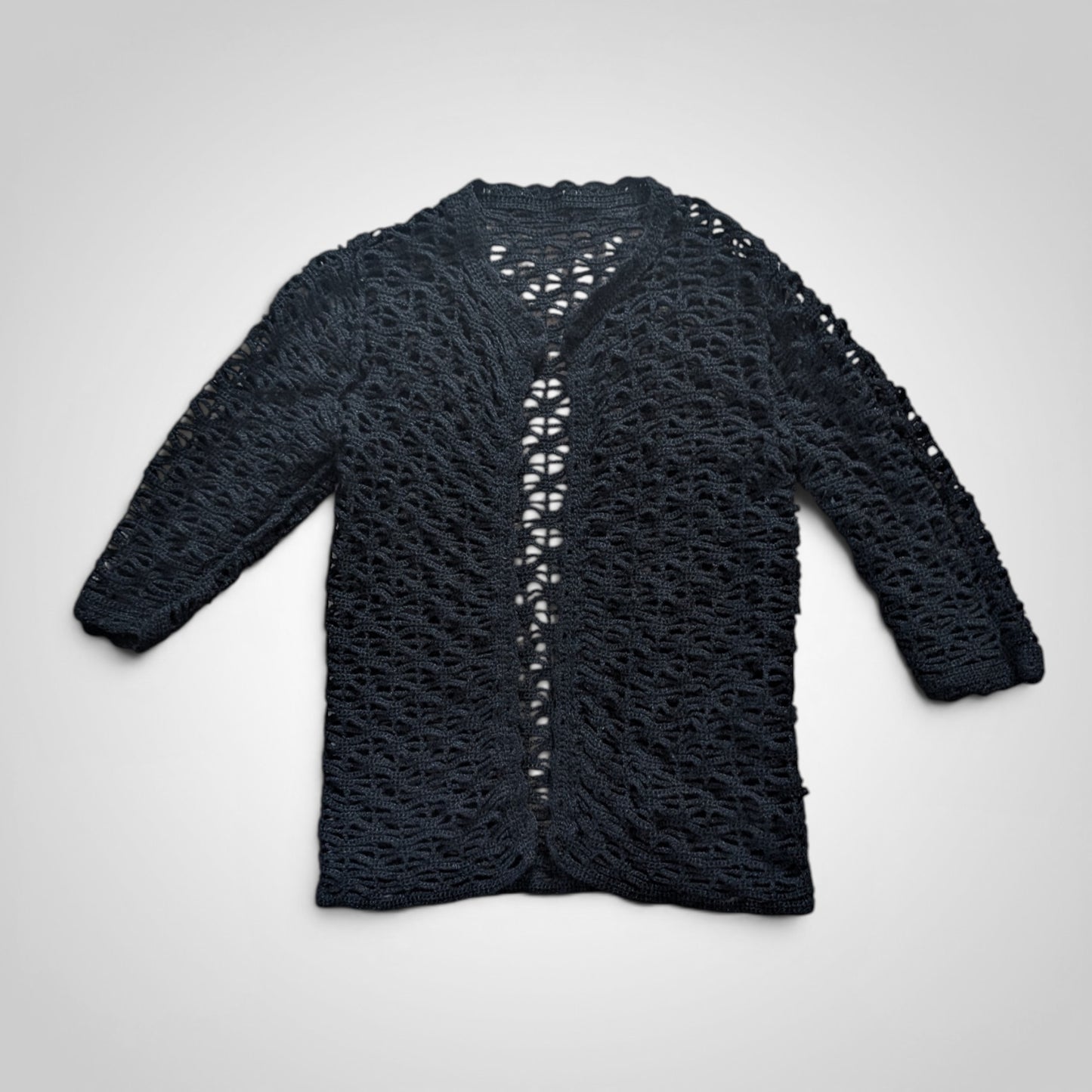00's Crochet Cardigan