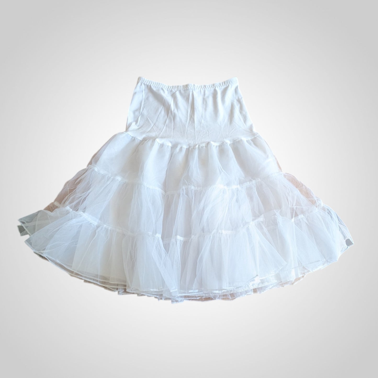 White Tulle Petticoat Underskirt