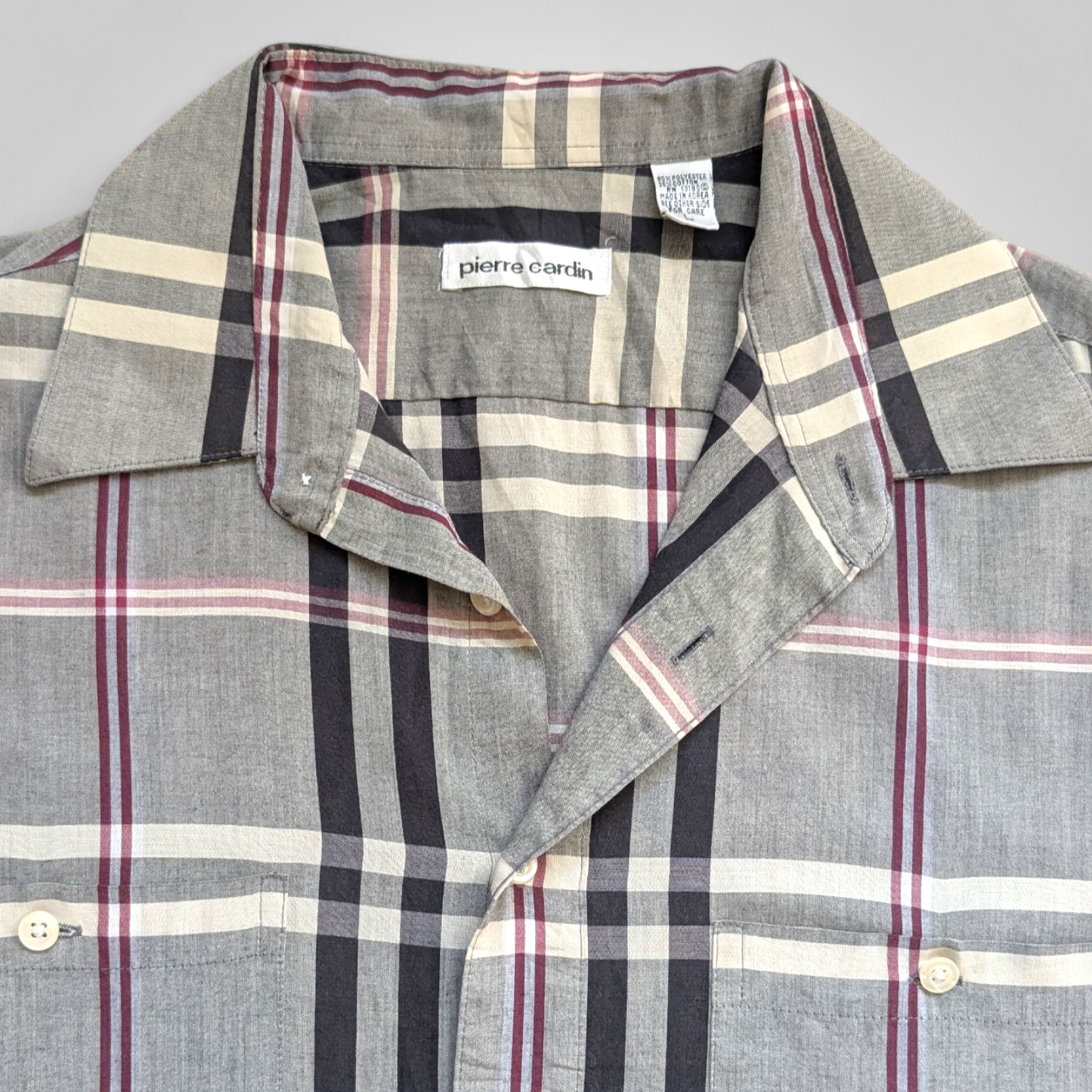 90's Pierre Cardin Checked Shirt