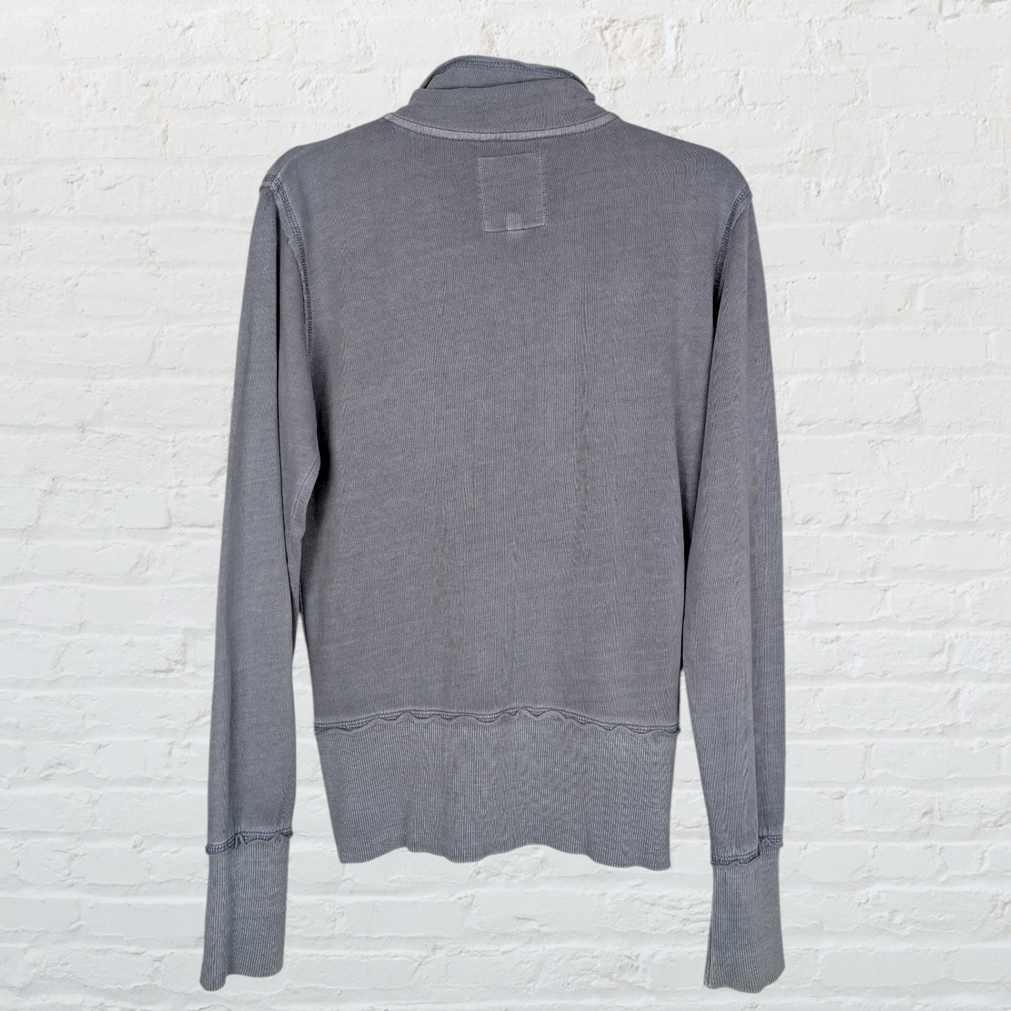00's Distressed Full-zip Sweatshirt