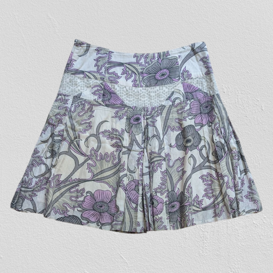 00's Floral Skirt
