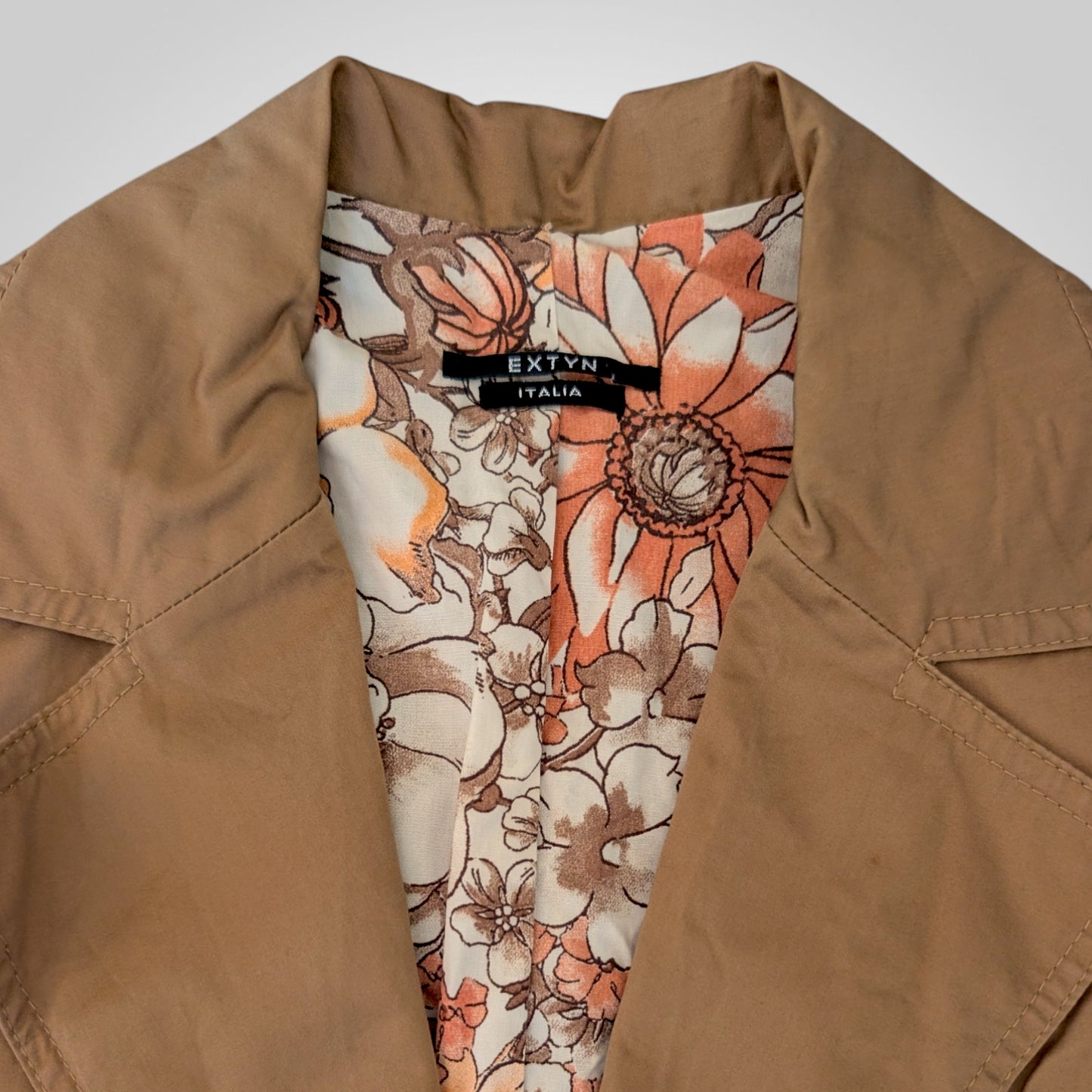 00s Italian Brown Blazer Jacket