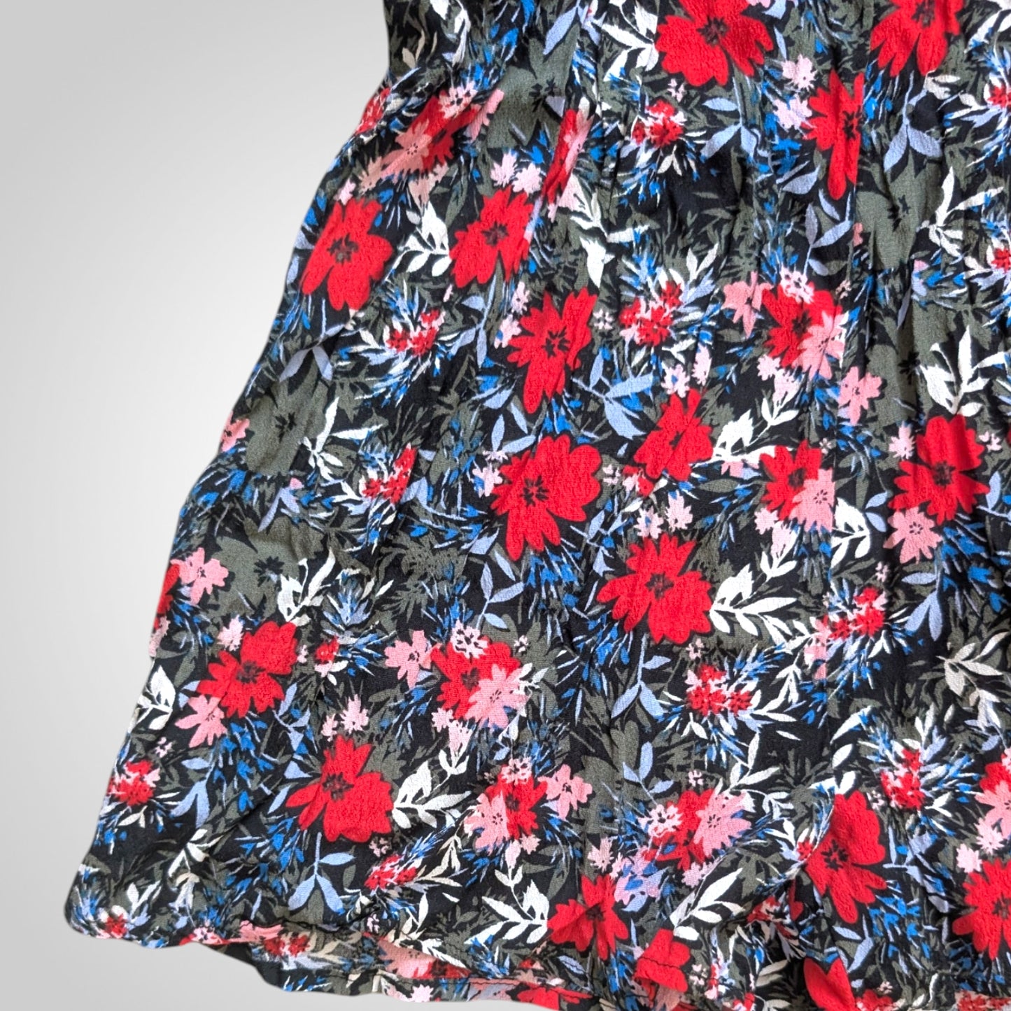 Dark Floral Crossover Playsuit
