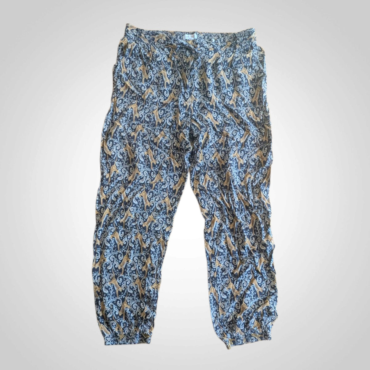 FatFace Tiger Print Harem Trousers
