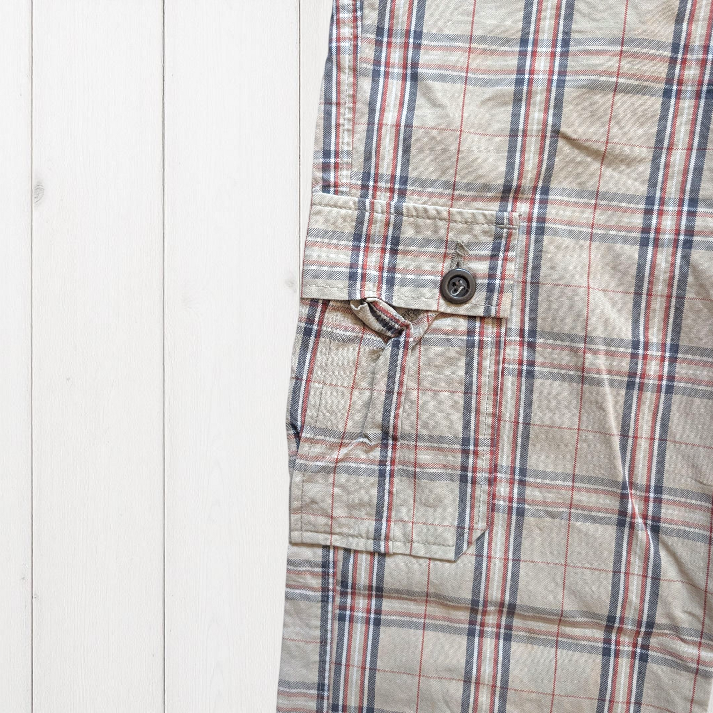 00's Grunge Checked Trousers