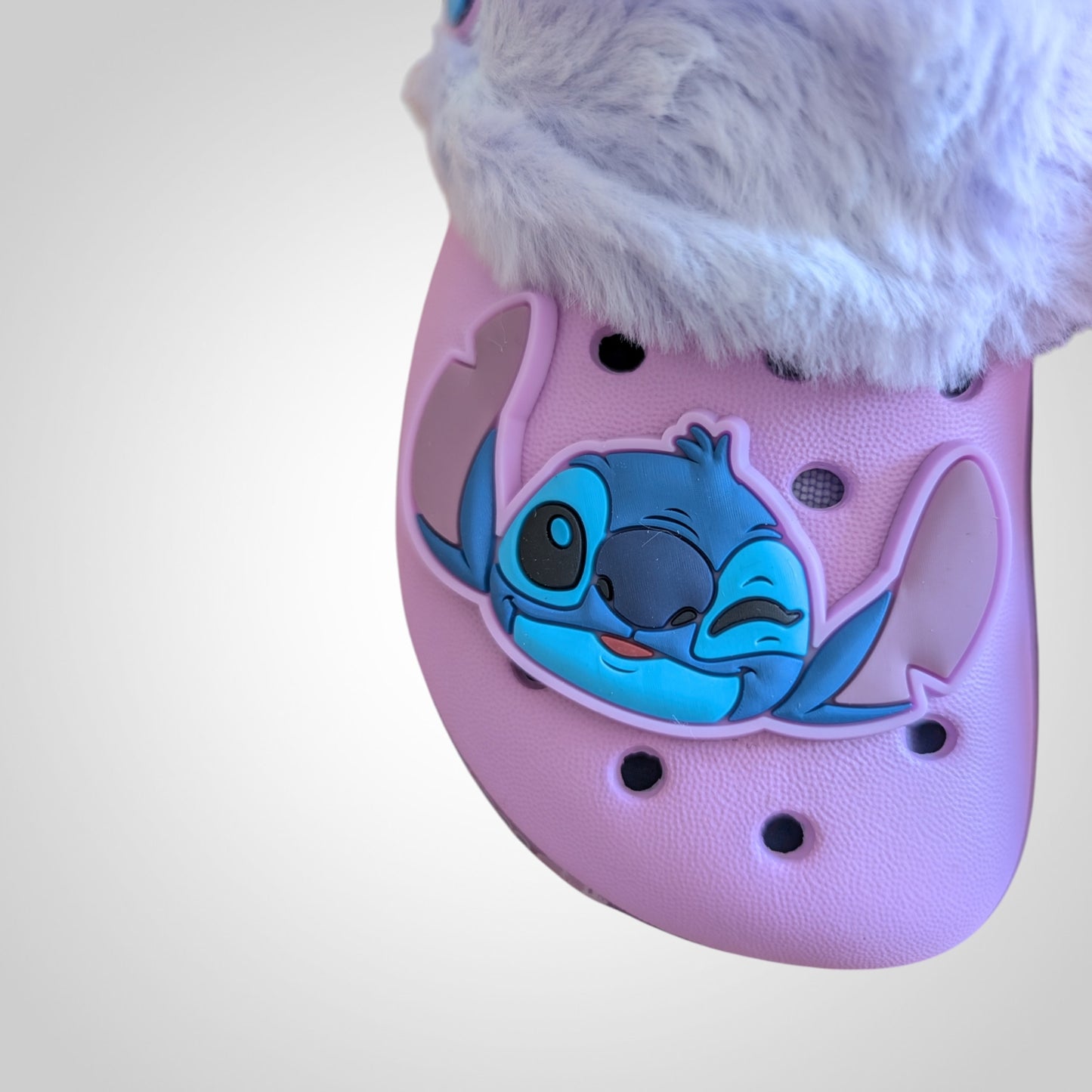Disney Stitch Fur Lined Clogs - Size UK 10 Kids