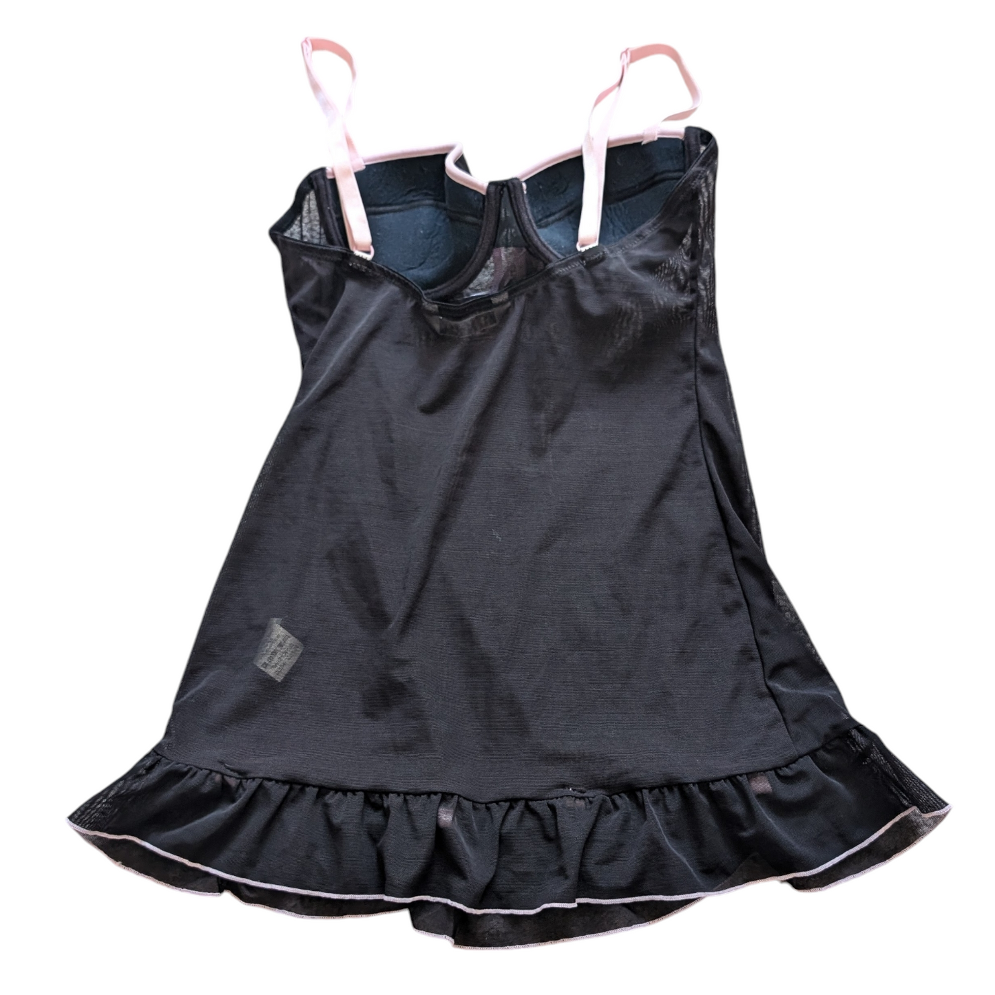 00's La Senza Black & Pink Babydoll