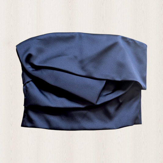 00's Navy Bandeau Top
