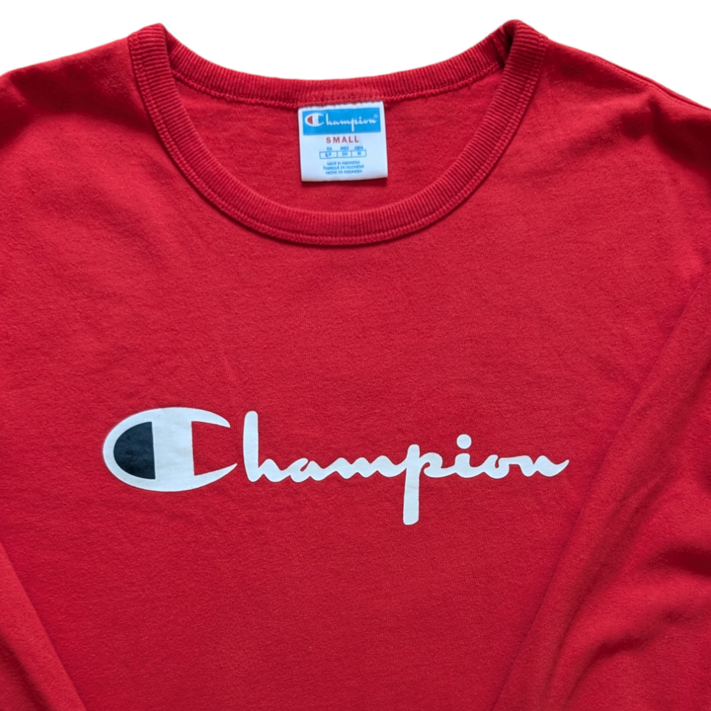 Vintage Red Champion Long Sleeve