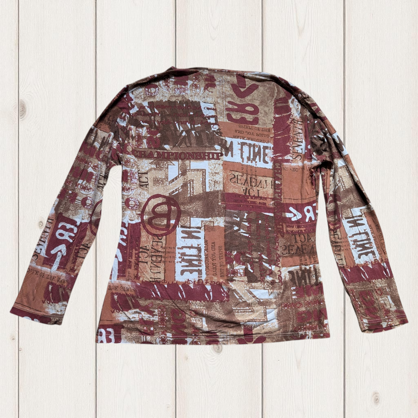 00's Earthy Graphic Long Sleeve