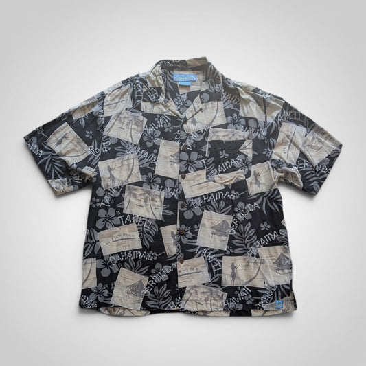 90's Hawaiian Silk Shirt