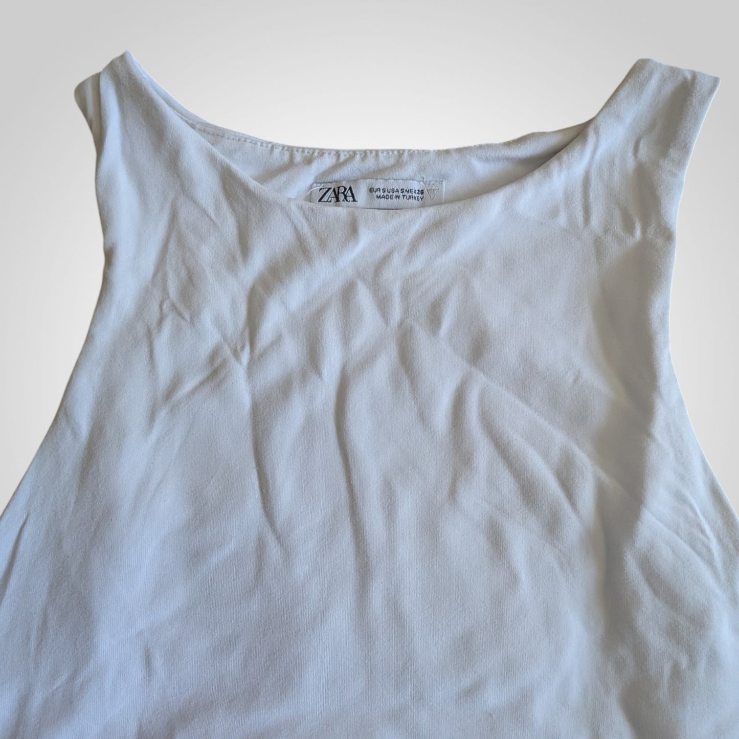 White Sleeveless Bodysuit