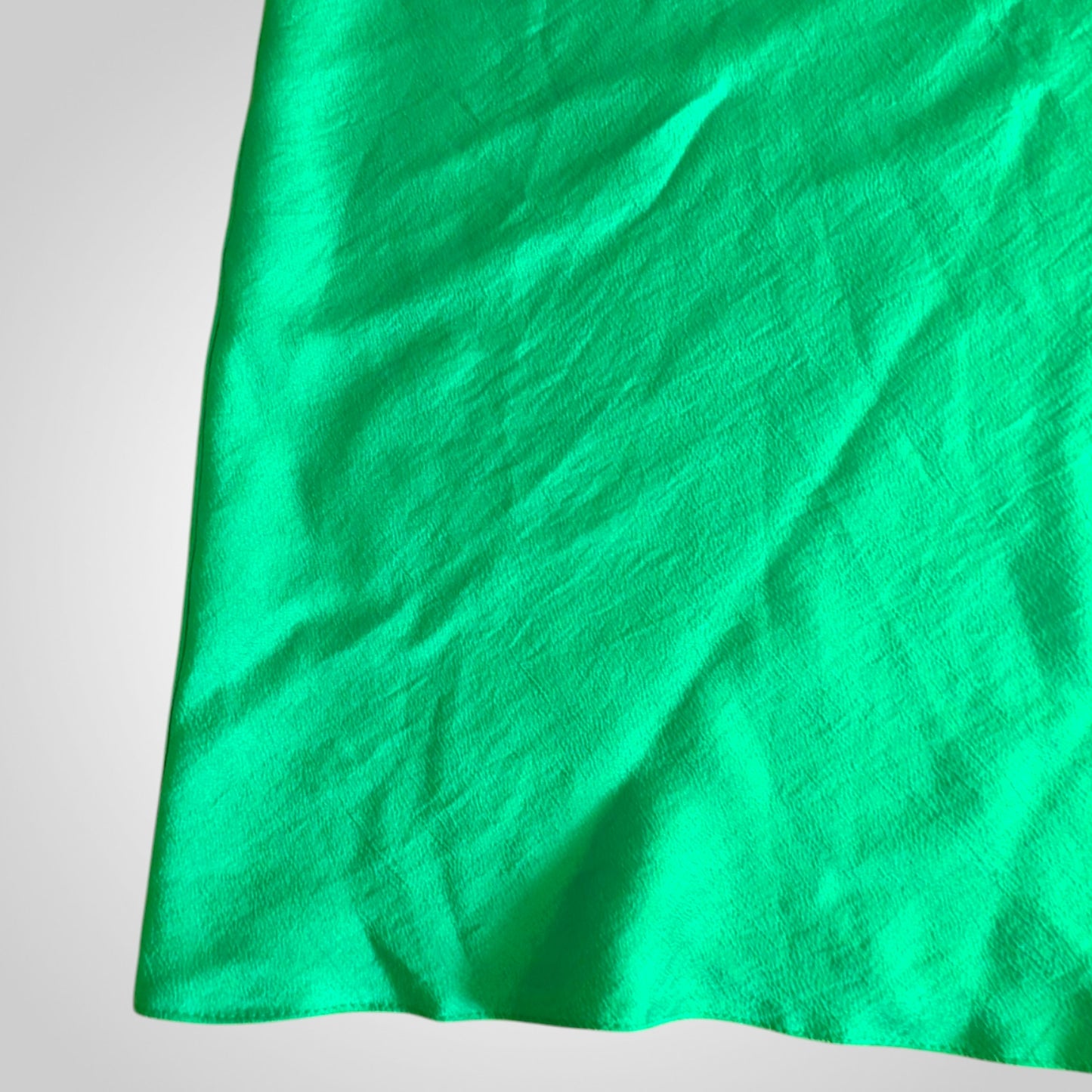 Emerald Green Twist Front Halter Neck Midi Dress
