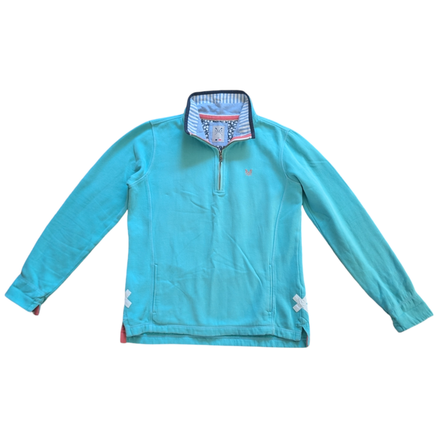 Teal Crew Clothing Quarter Zip