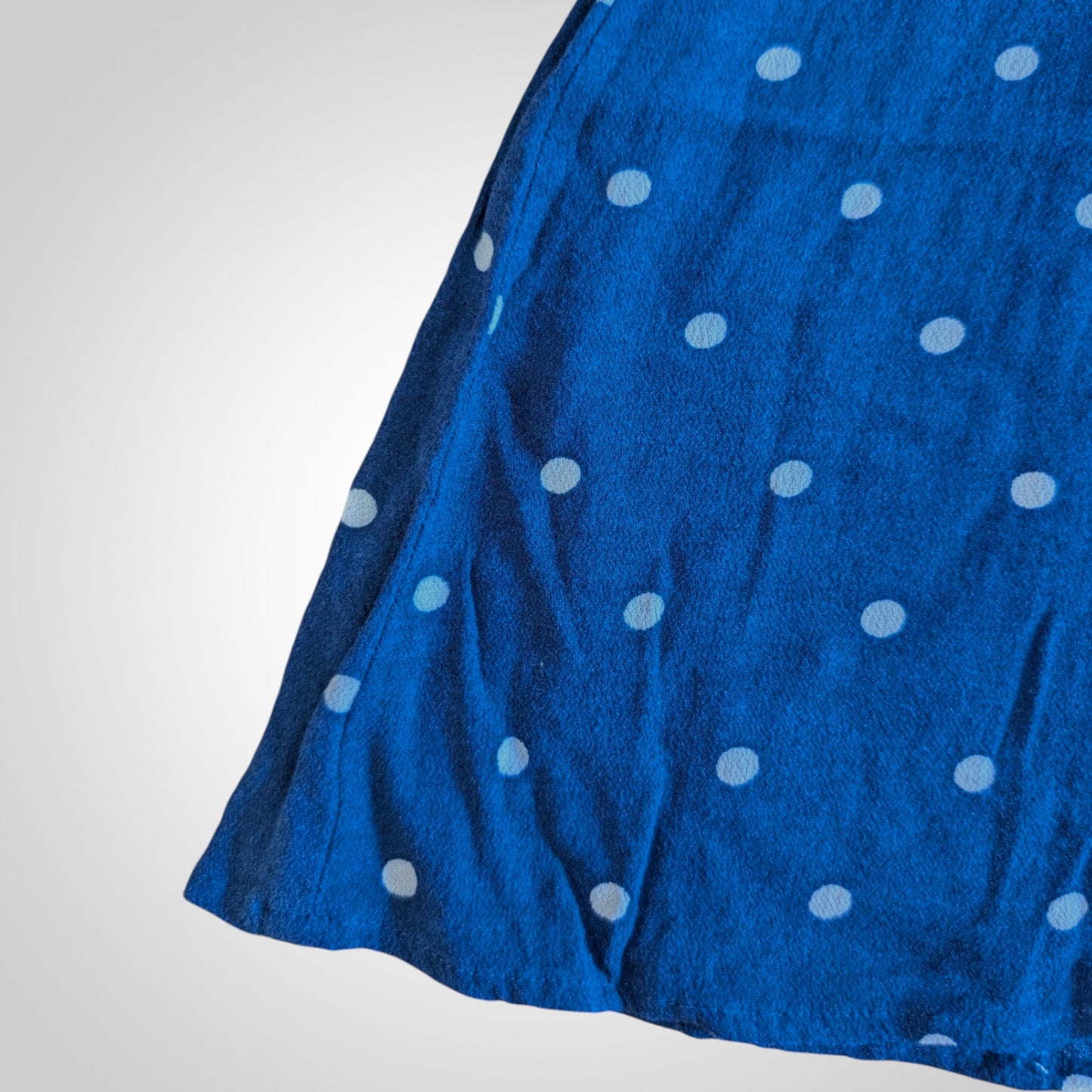 Navy Polka Dot Teadress