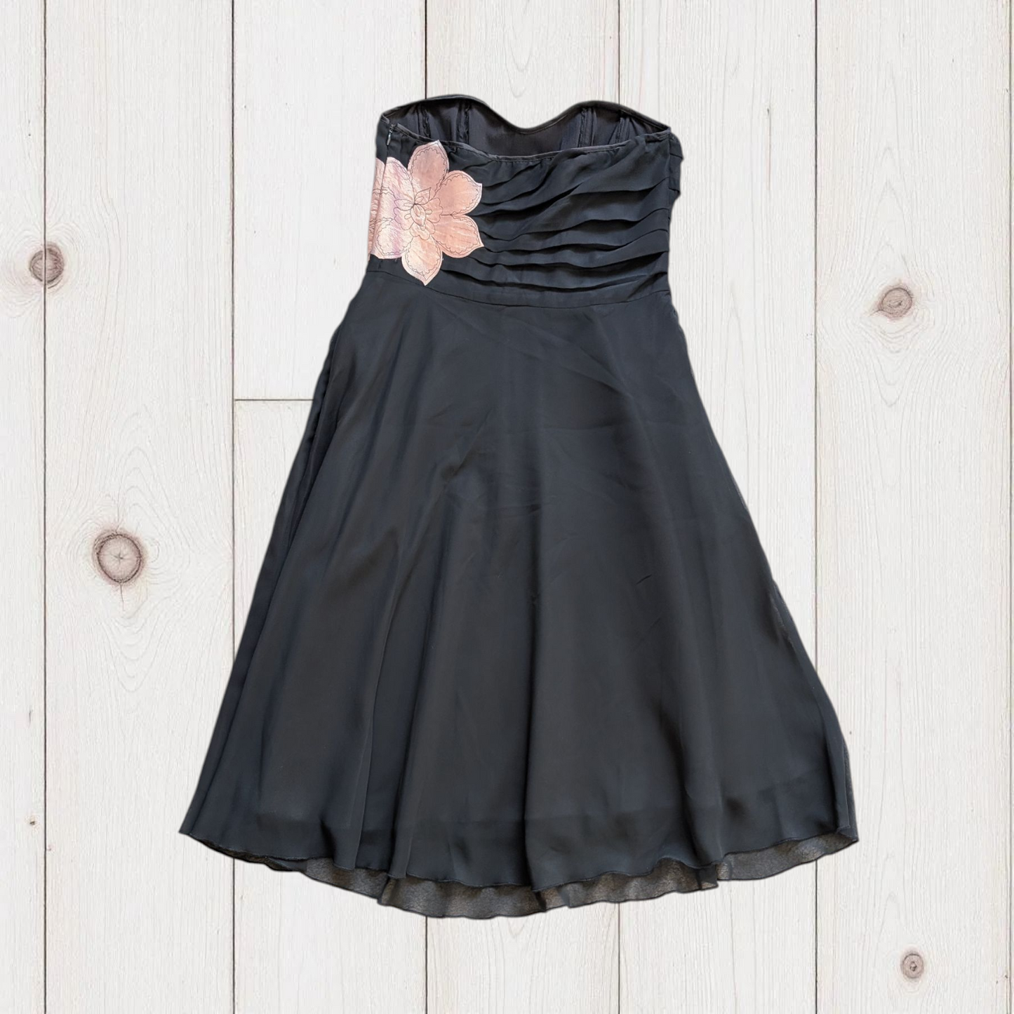 90s Dark Fairy Black Dress