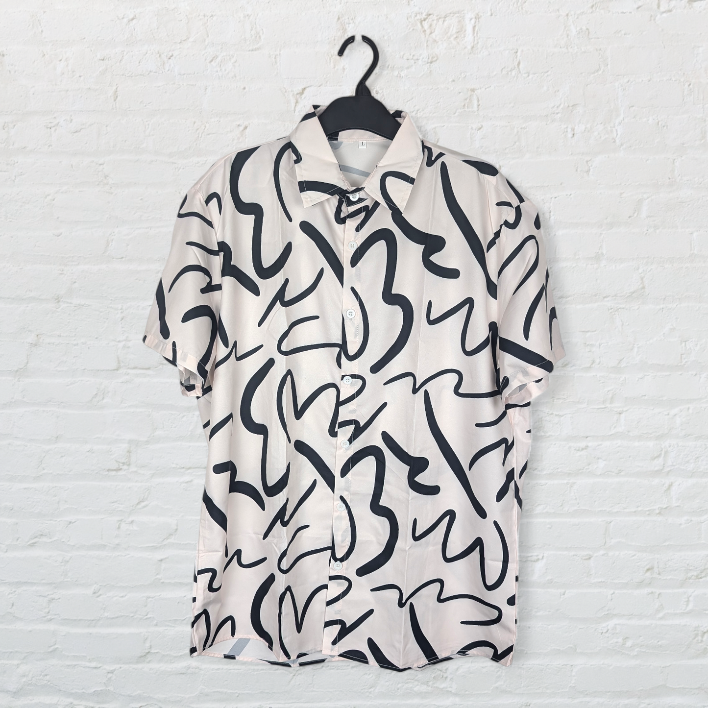 Squiggle Pale Pink Shirt