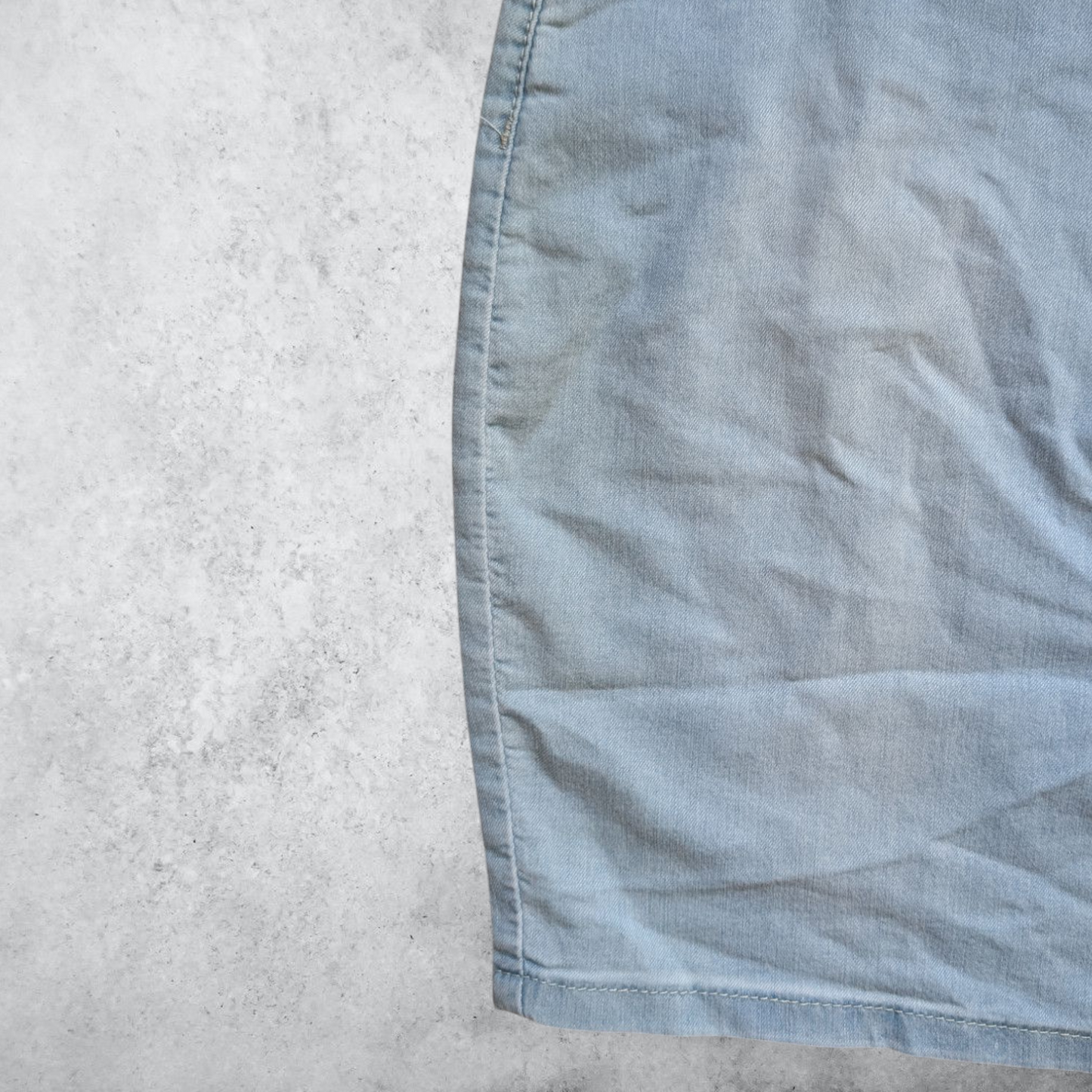 00's Deadstock Denim Pencil Skirt