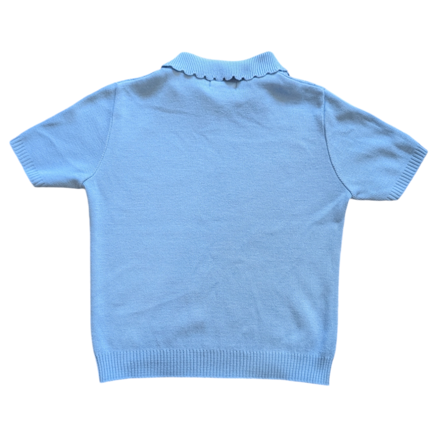 00's Cornflower Blue Knit Top