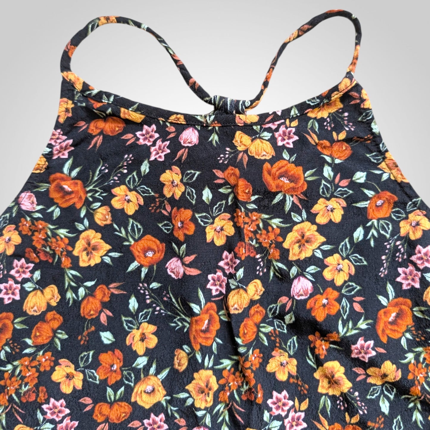 Whimsigoth Autumnal Floral Halter