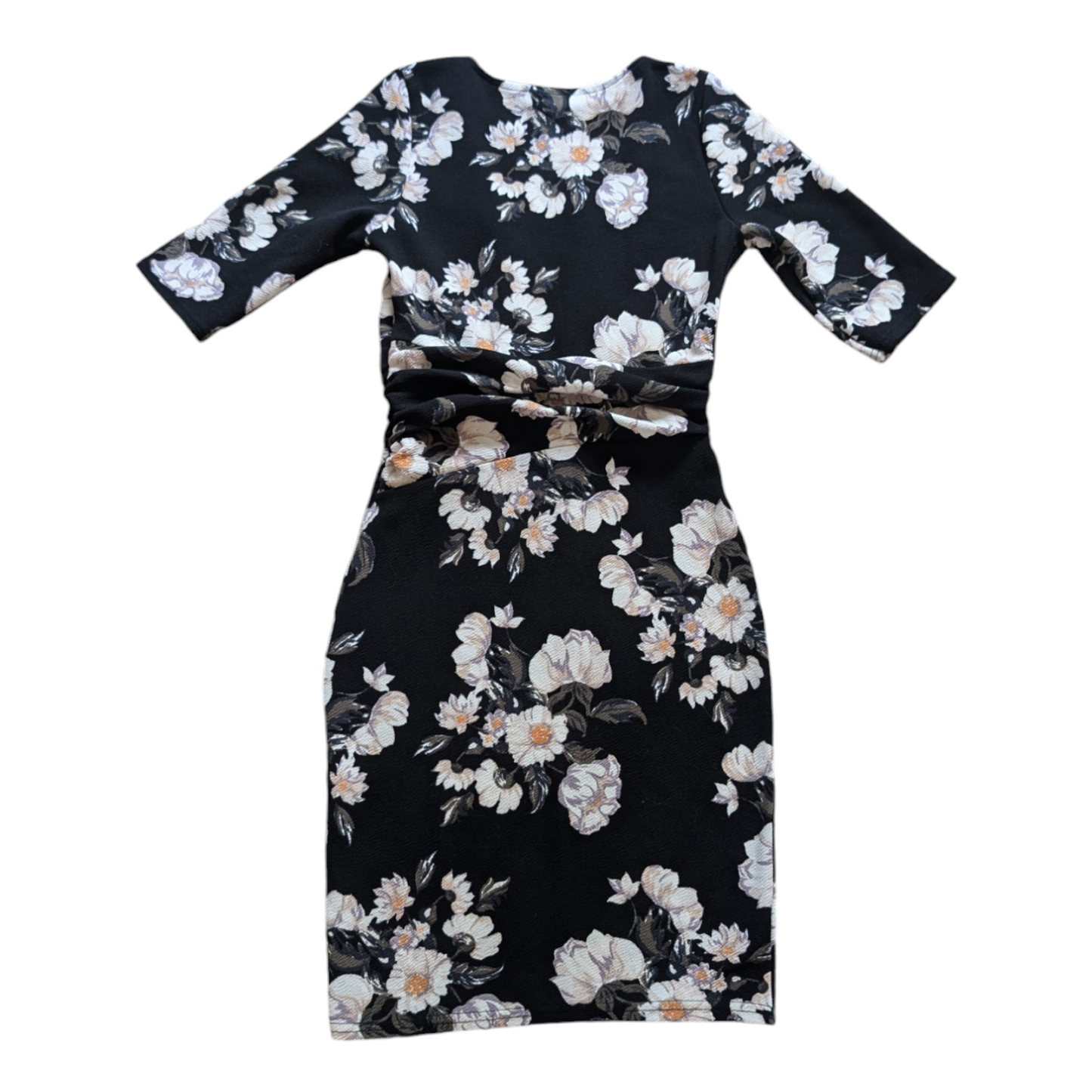 00's Jane Norman Black Floral Dress