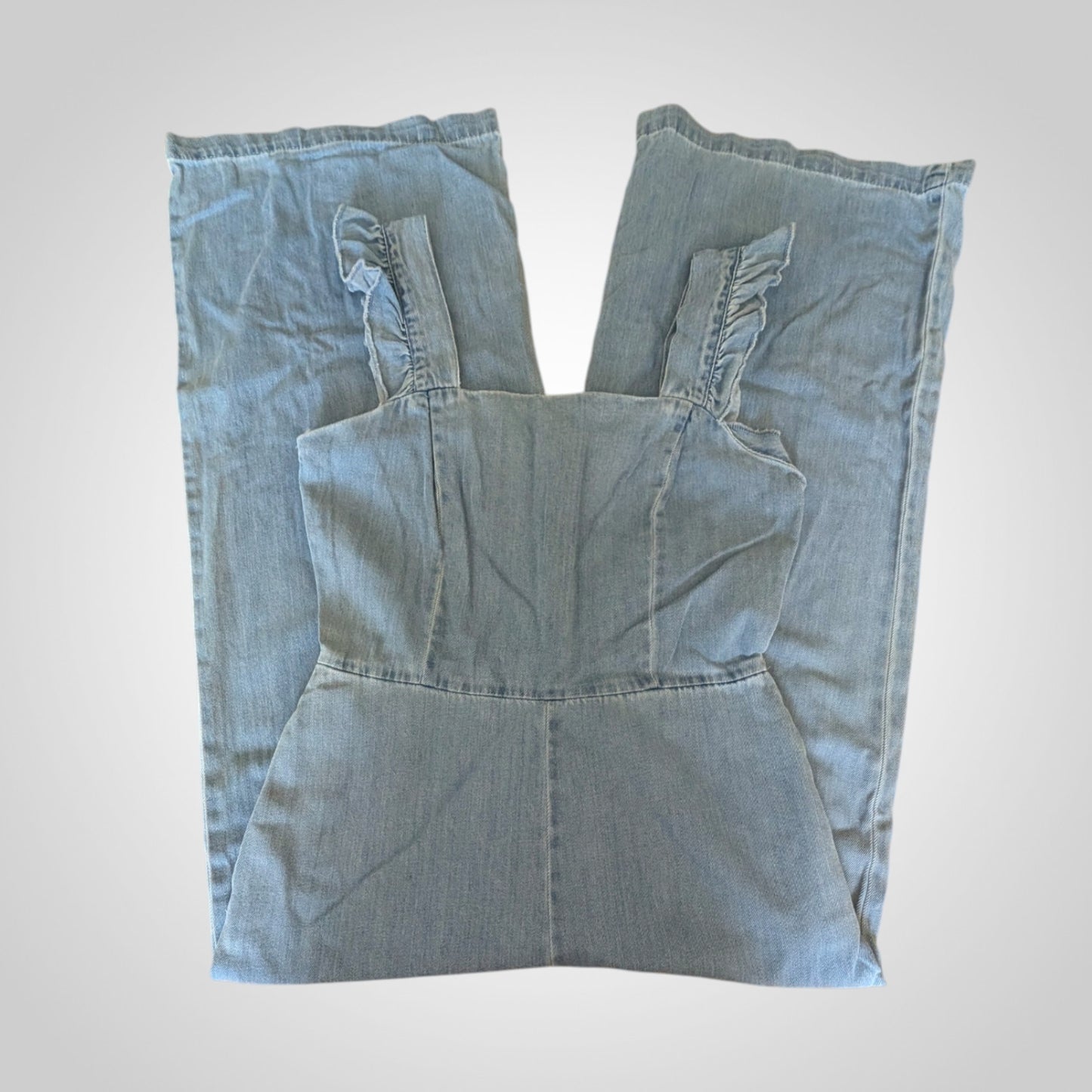 Light Wash Denim Jumpsuit