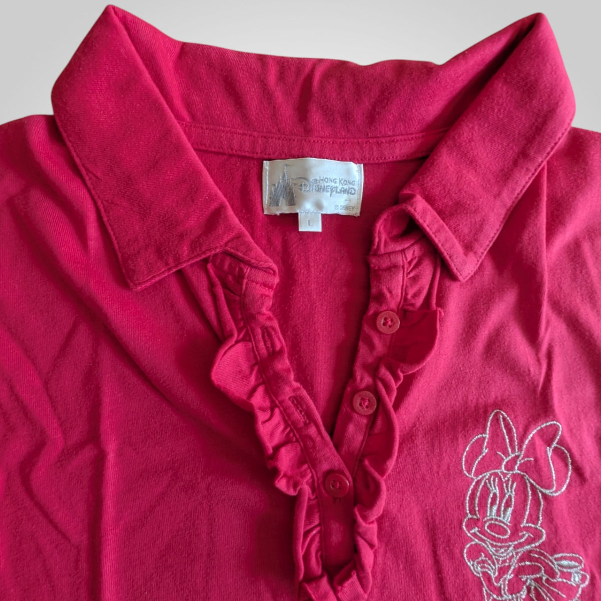 00s Hong Kong Disneyland Minnie Mouse Polo