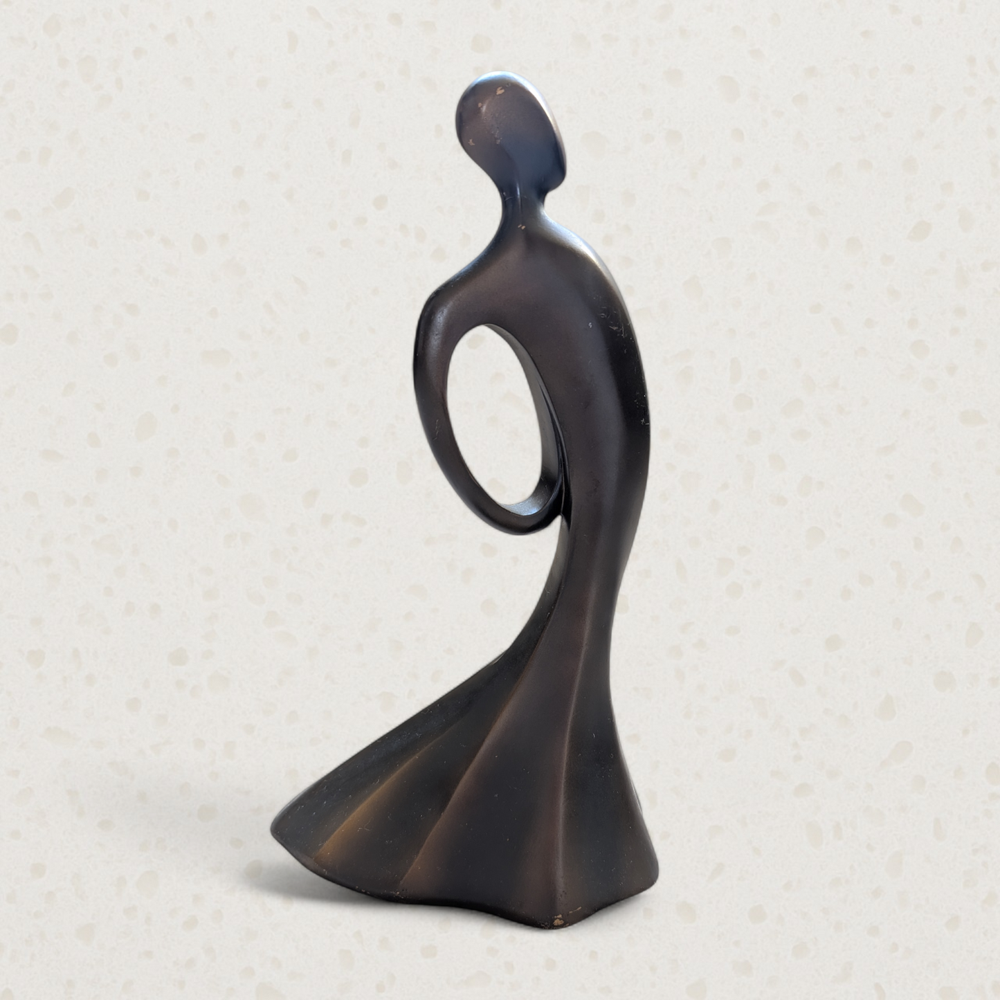 Dark Bronze Lady Figurine