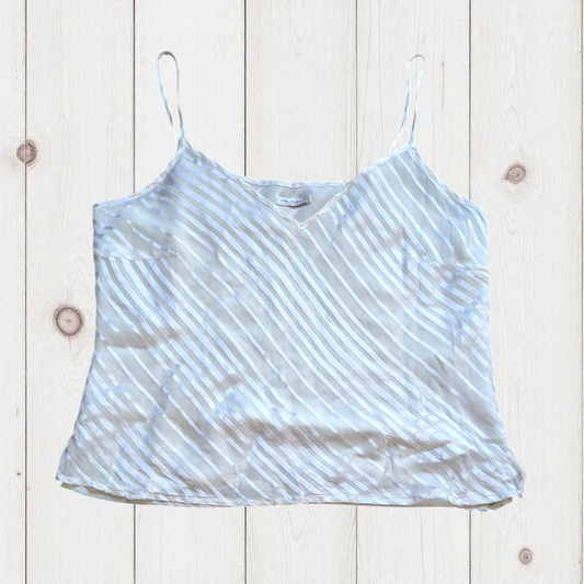 00's White Silk Blend Cami