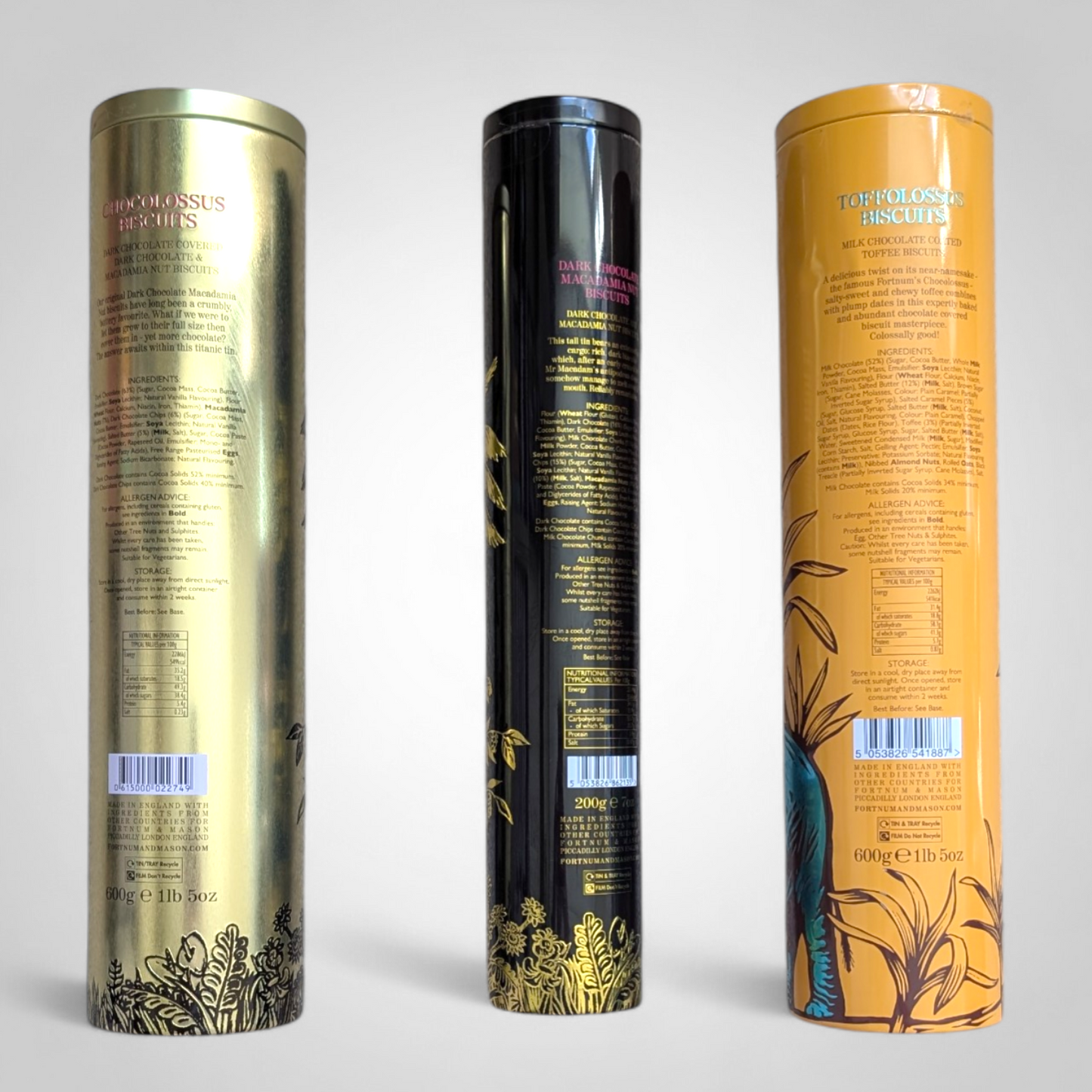 Fortnum & Mason Tins - Set of 3