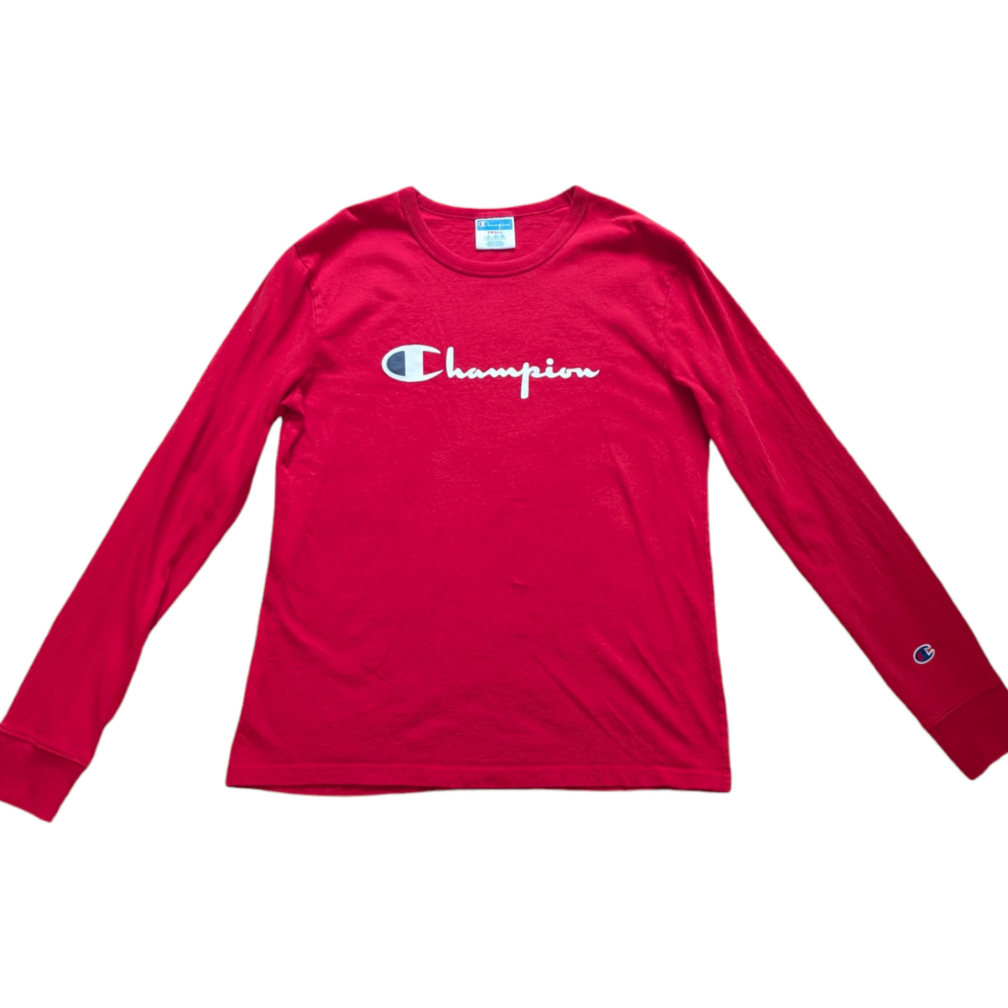 Vintage Red Champion Long Sleeve