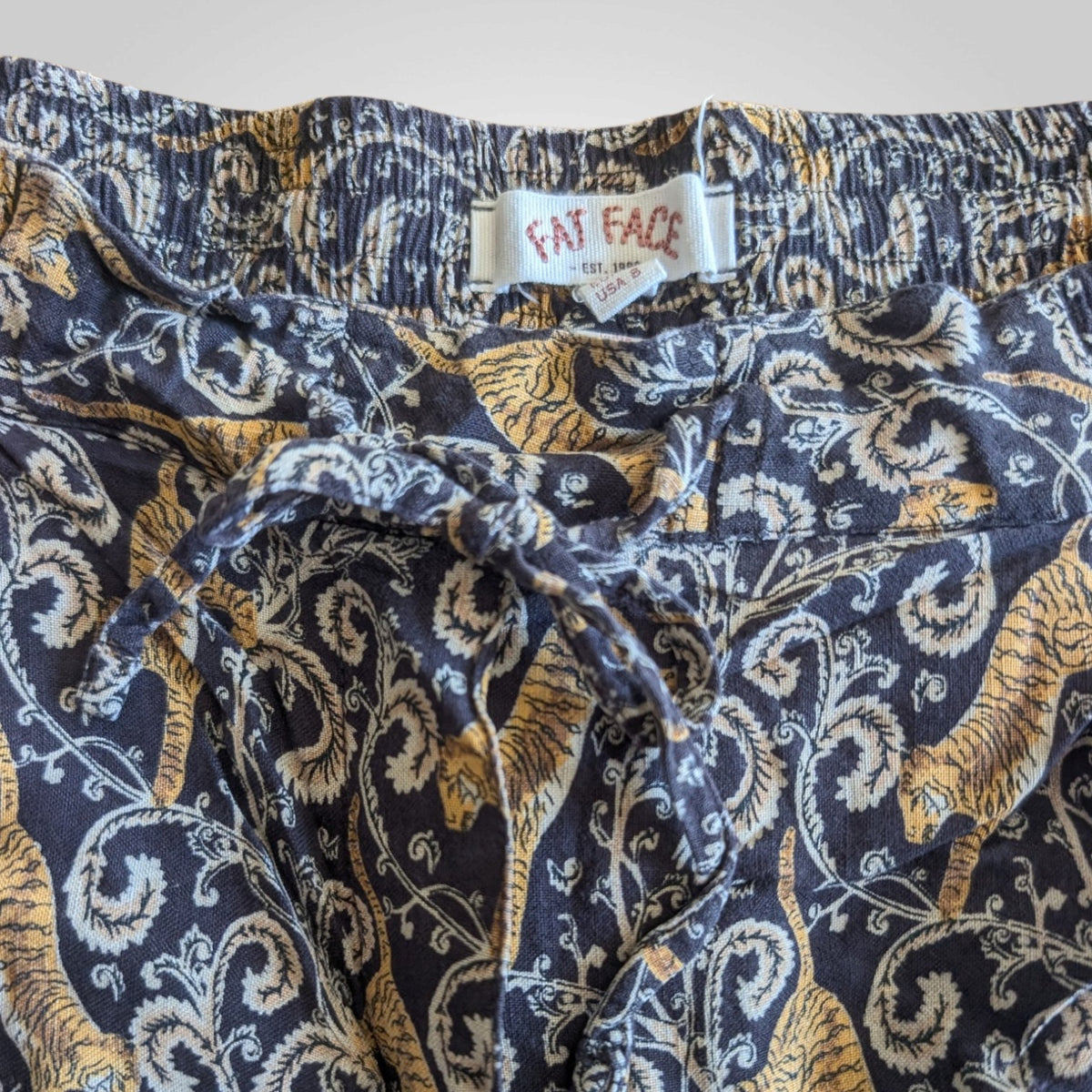 FatFace Tiger Print Harem Trousers